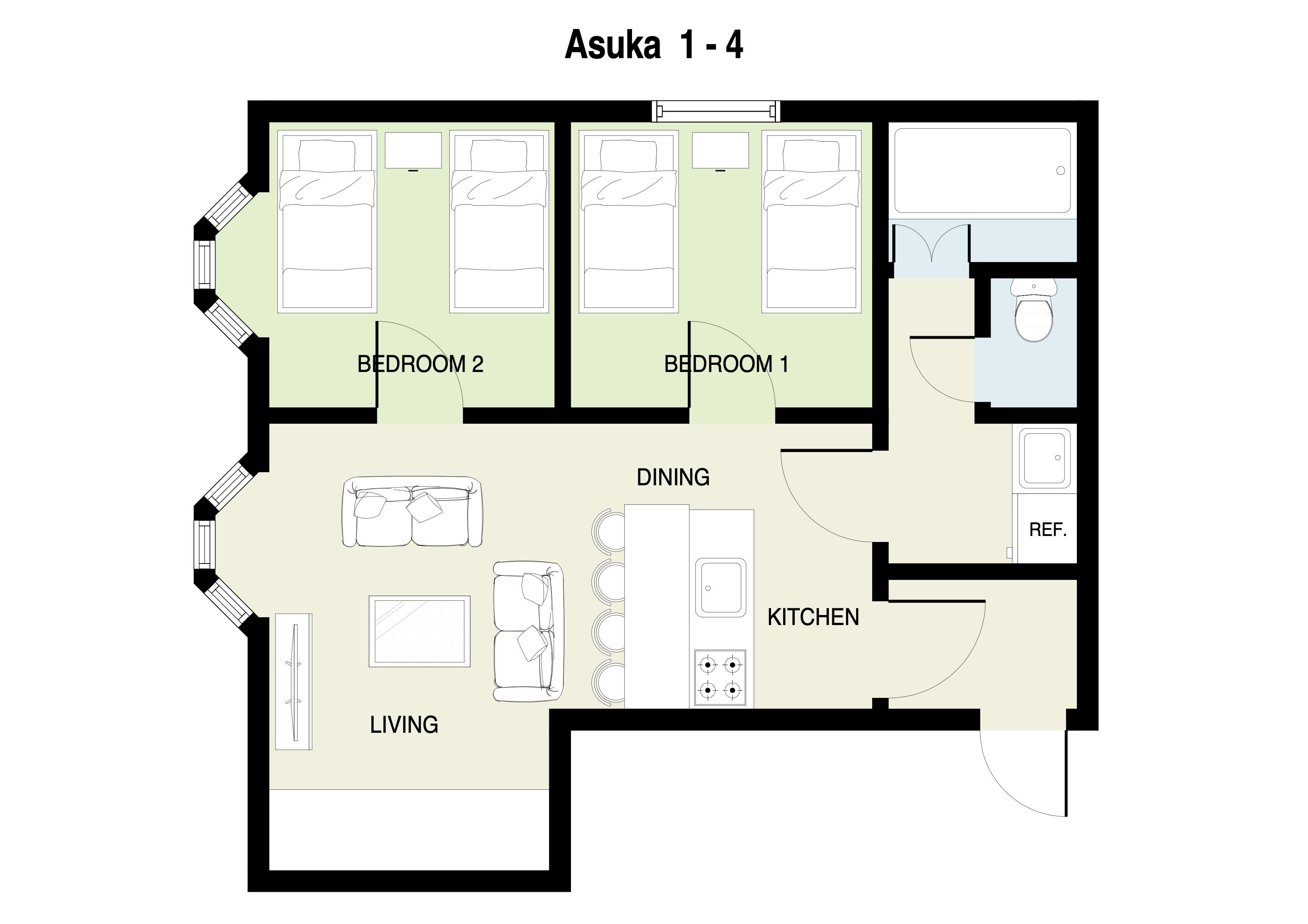 Asuka value floor plans