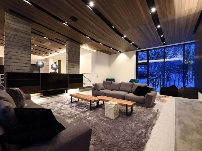 Jun - View of lounge and ceiling lighting View of lounge and ceiling lighting
