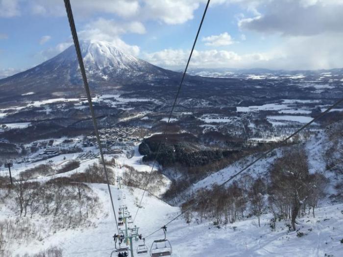 View from Hirafu ski area