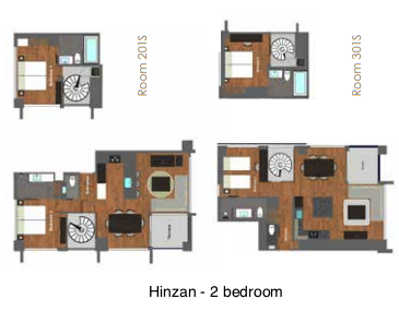 Hinzan 2 bedroom floor plan
