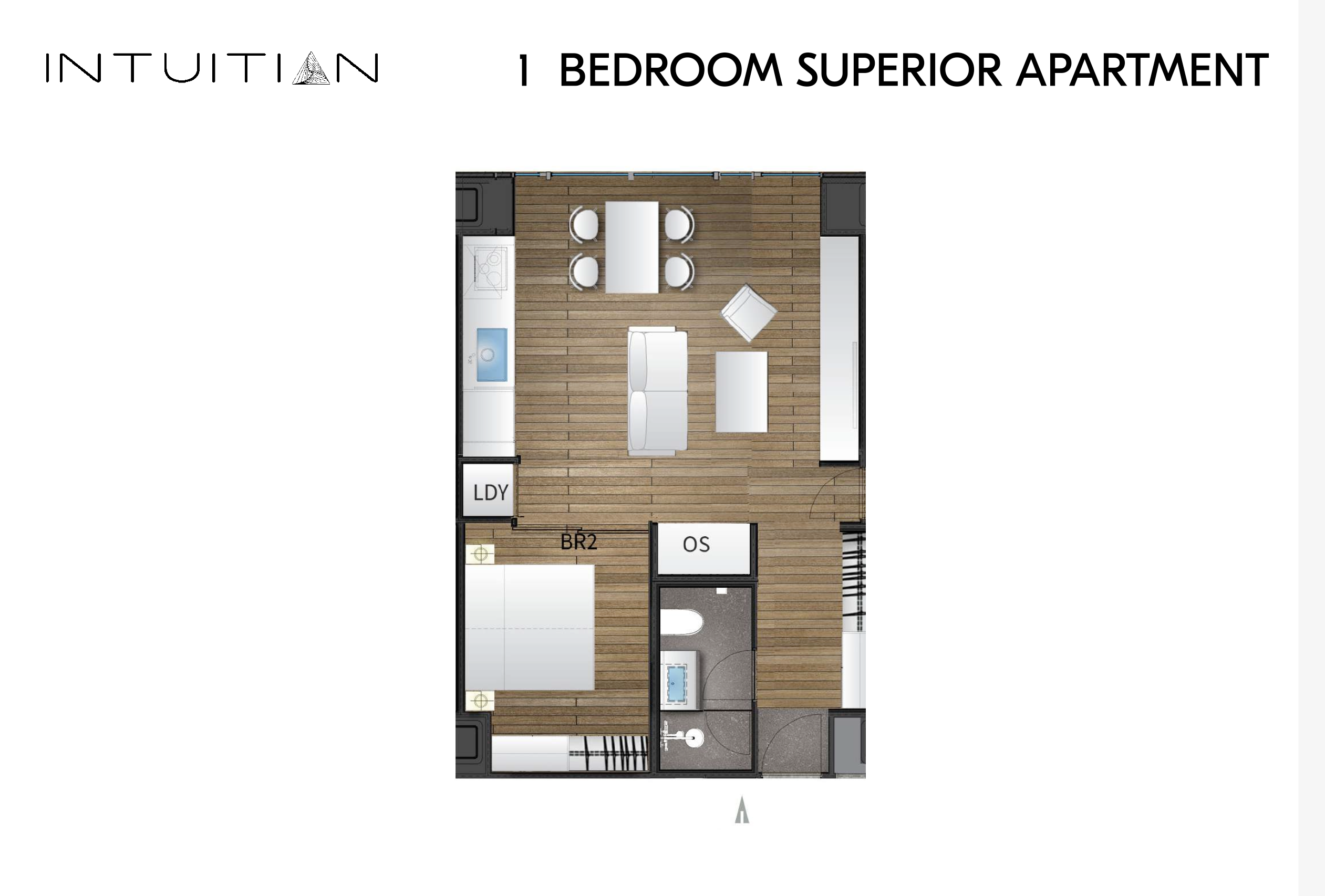 Intuition Niseko_1 bedroom superior_floor plan