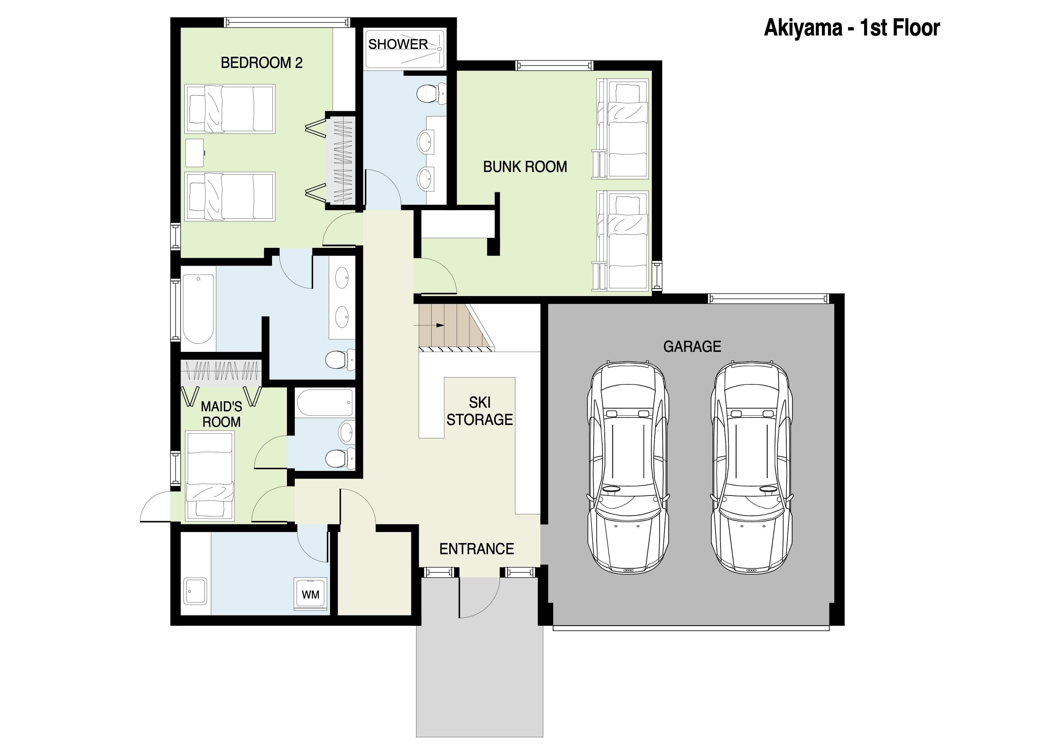 Akiyama First Floor Plans