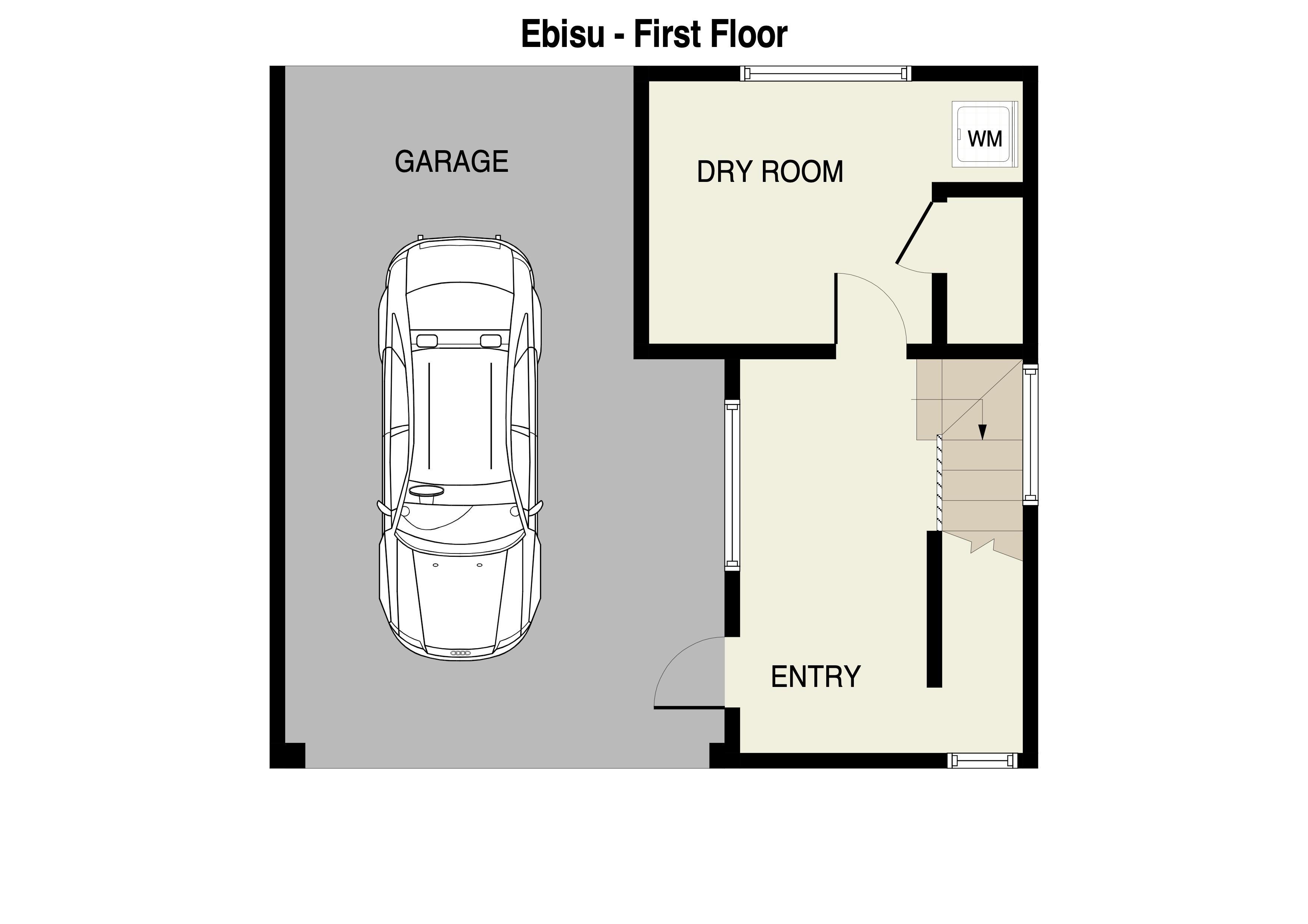 Ebisu 1st Floor Plan