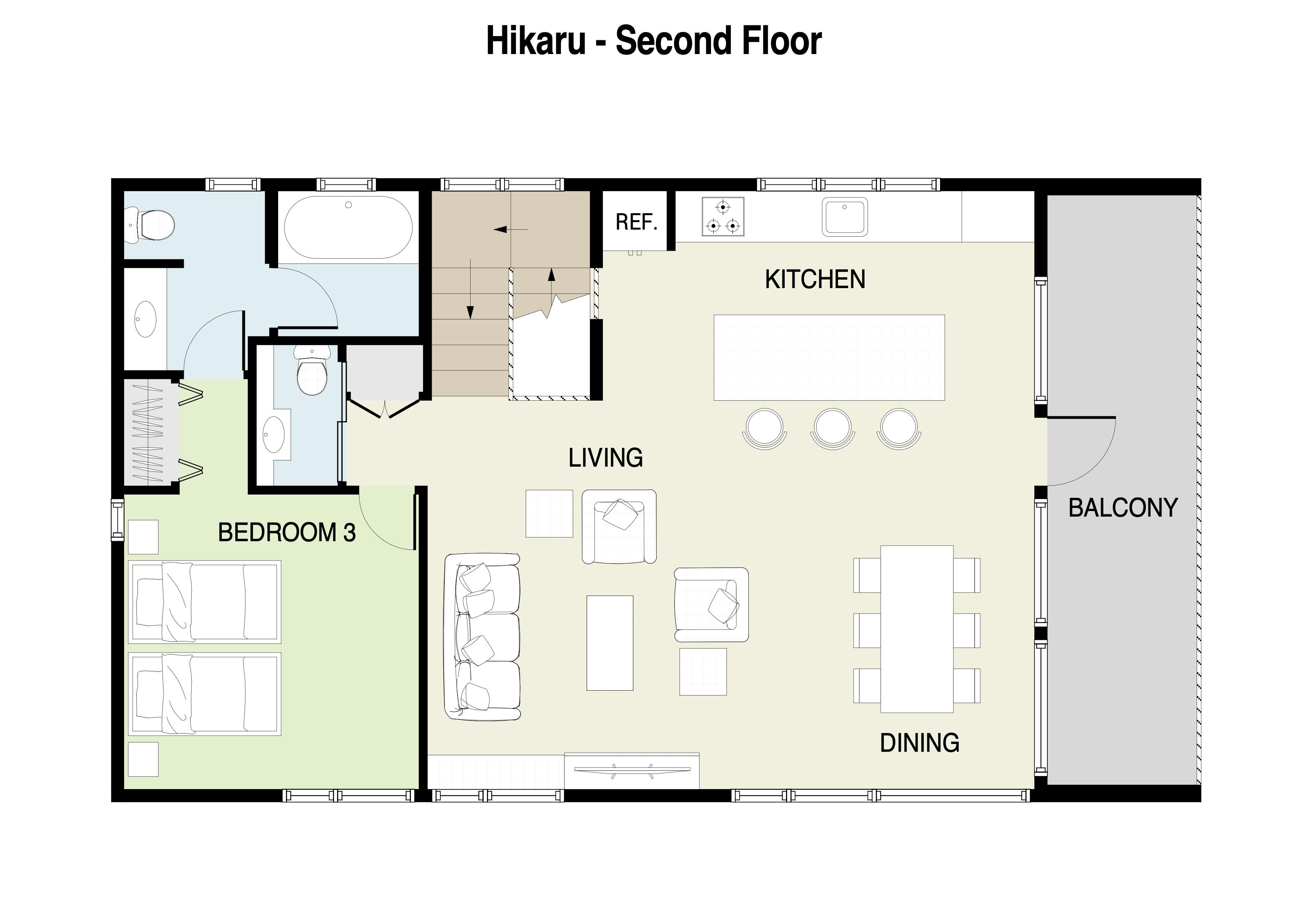 Hikaru 2nd floor Plan