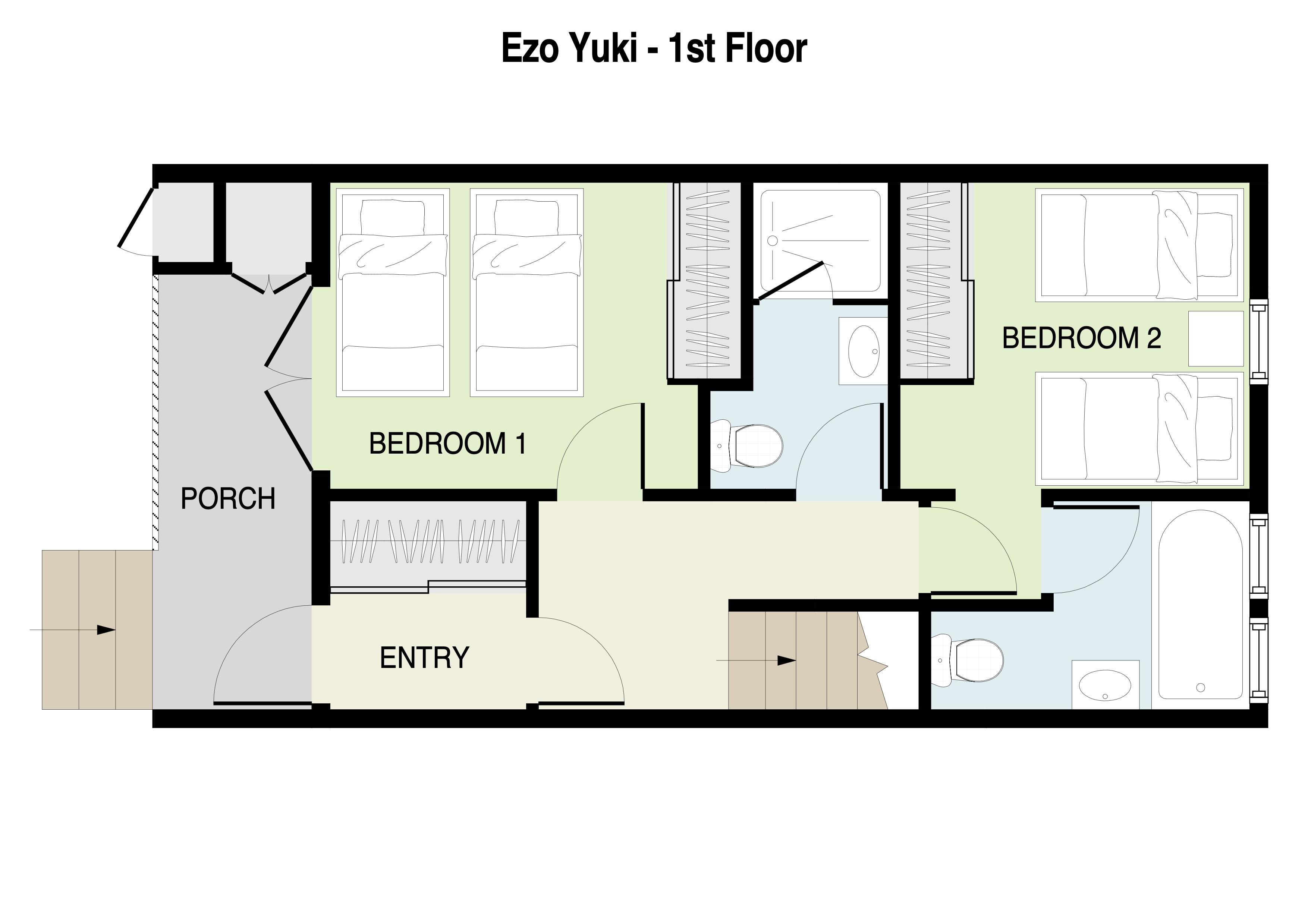 Ezo Yuki 1st Floor Plan