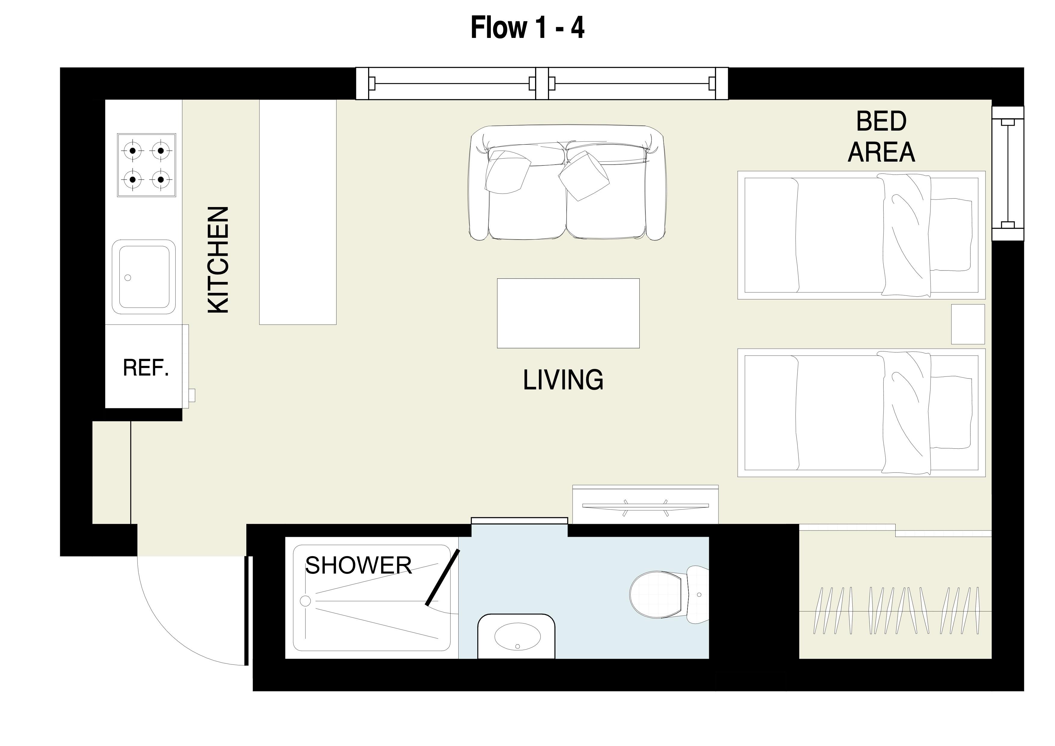 Flow Studio Floor Plan