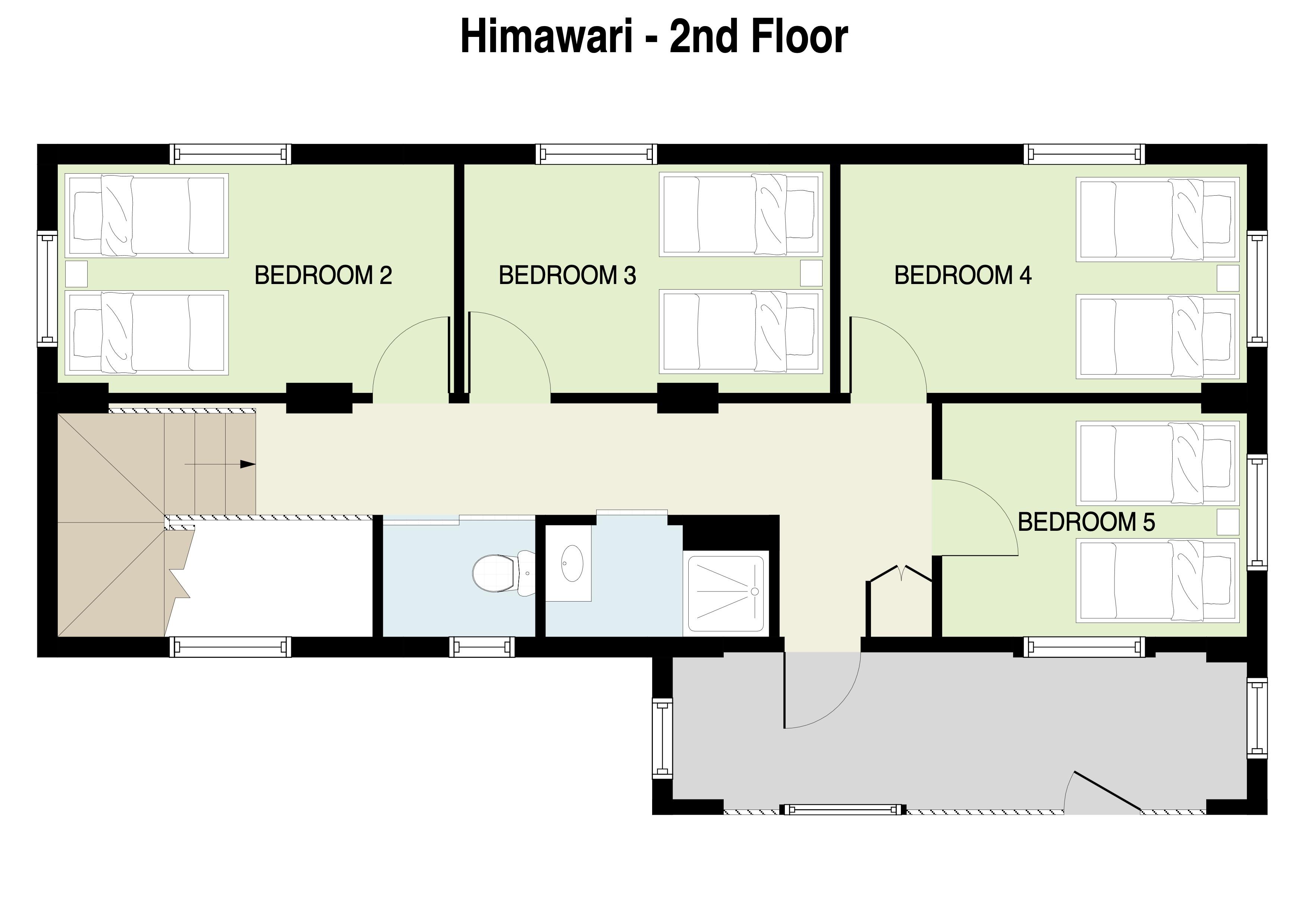 Himawari 2nd Floor Plan