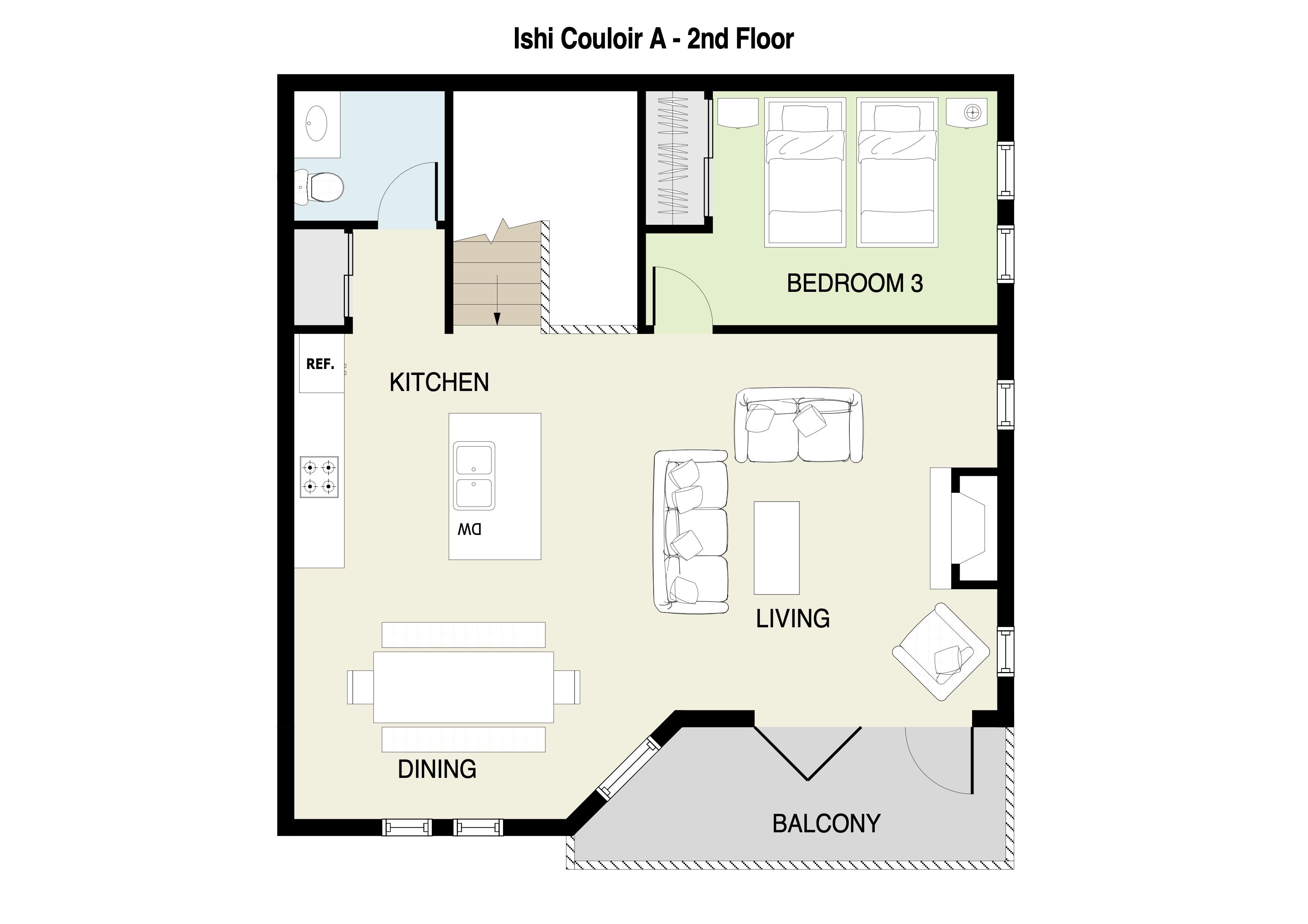 Ishi Couloir A Second Floor Plan