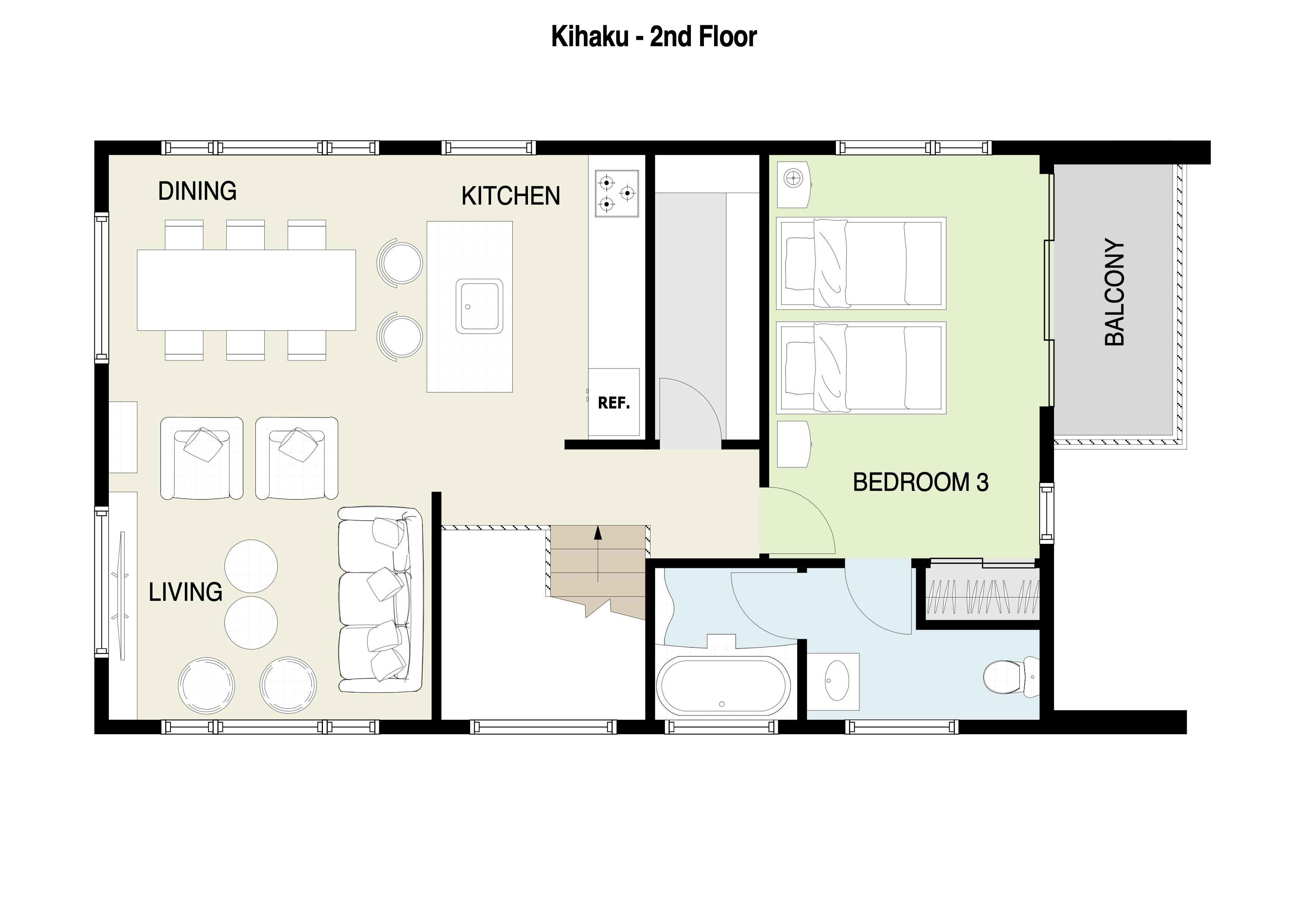 Kihaku Second Floor Plan