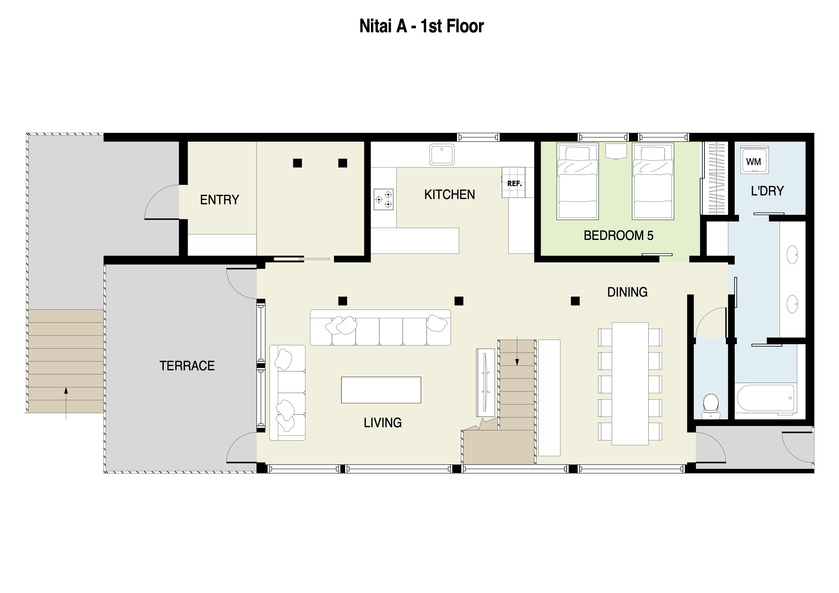 Nitai A 1st floor plans