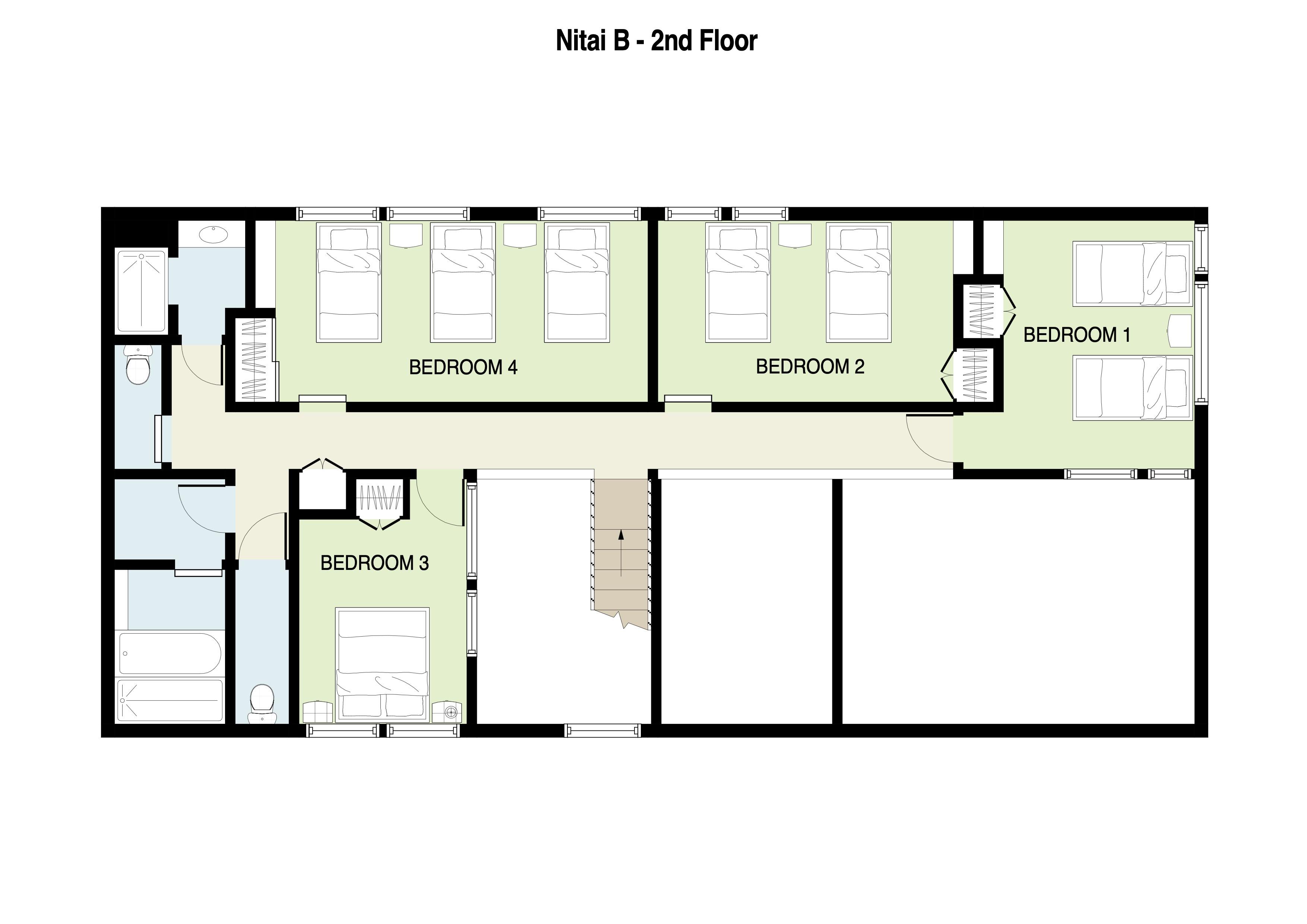 Nitai B 2nd floor plans