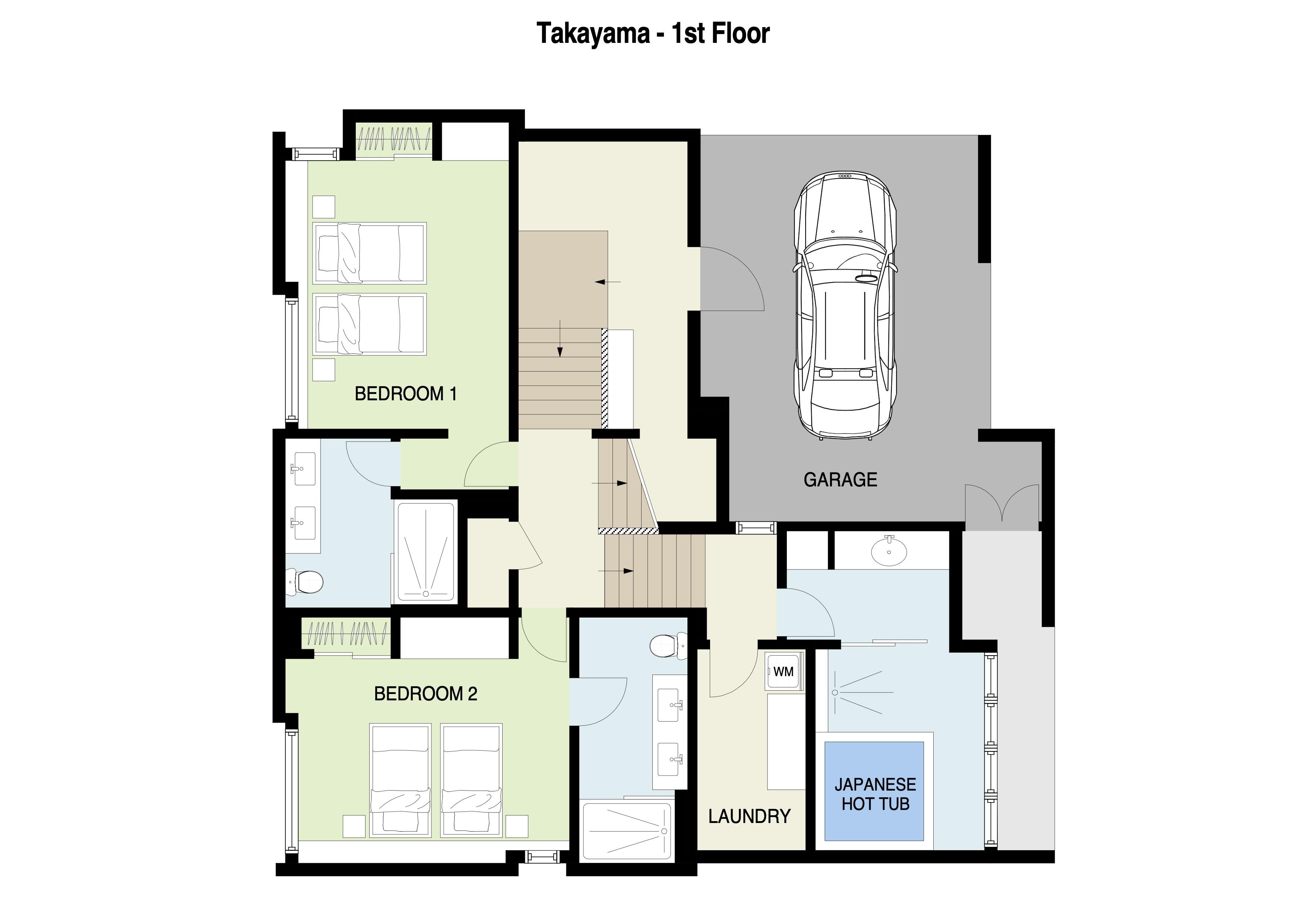 Takayama 1st Floor Plan