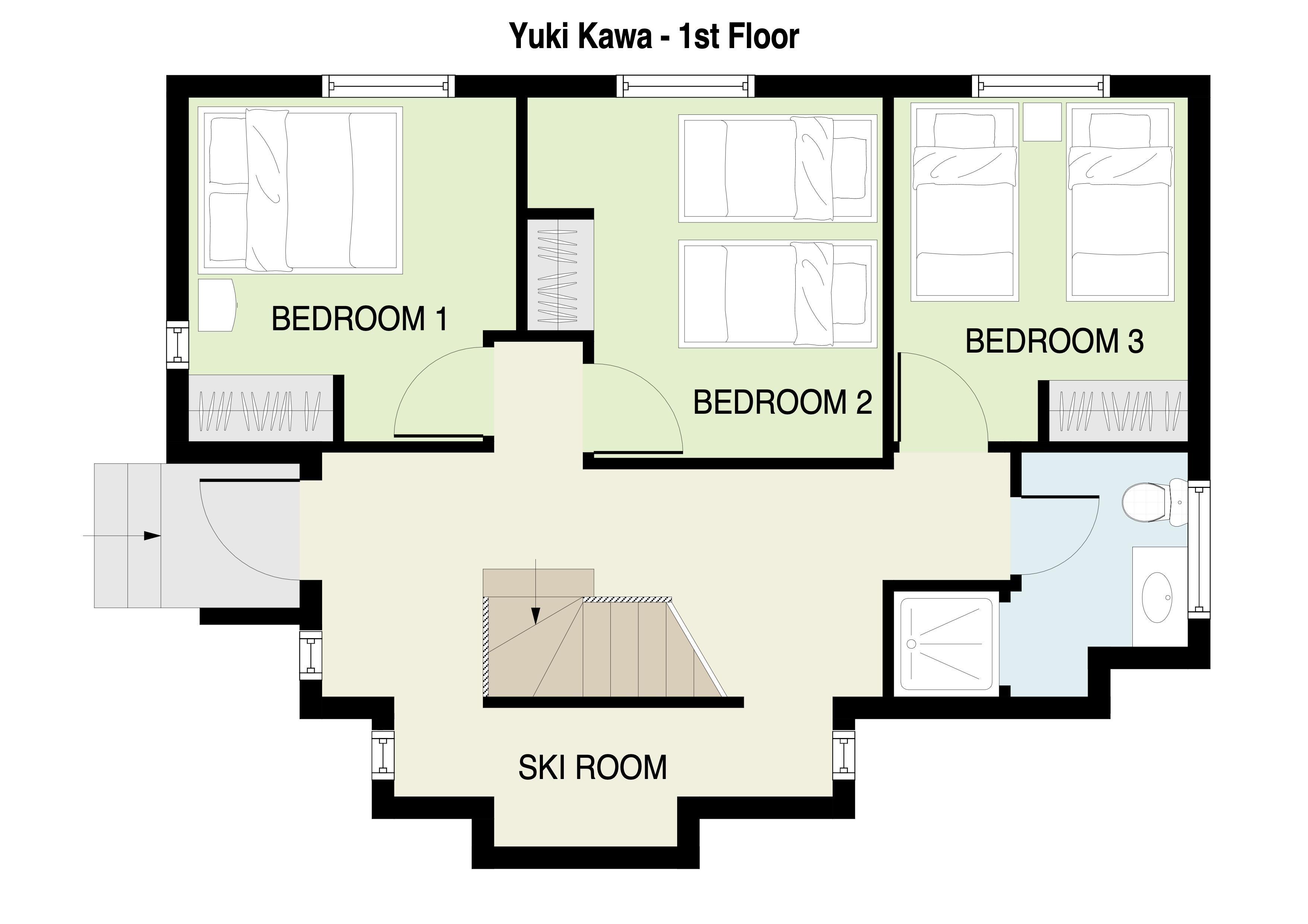 Yuki Kawa 1st Floor Plan