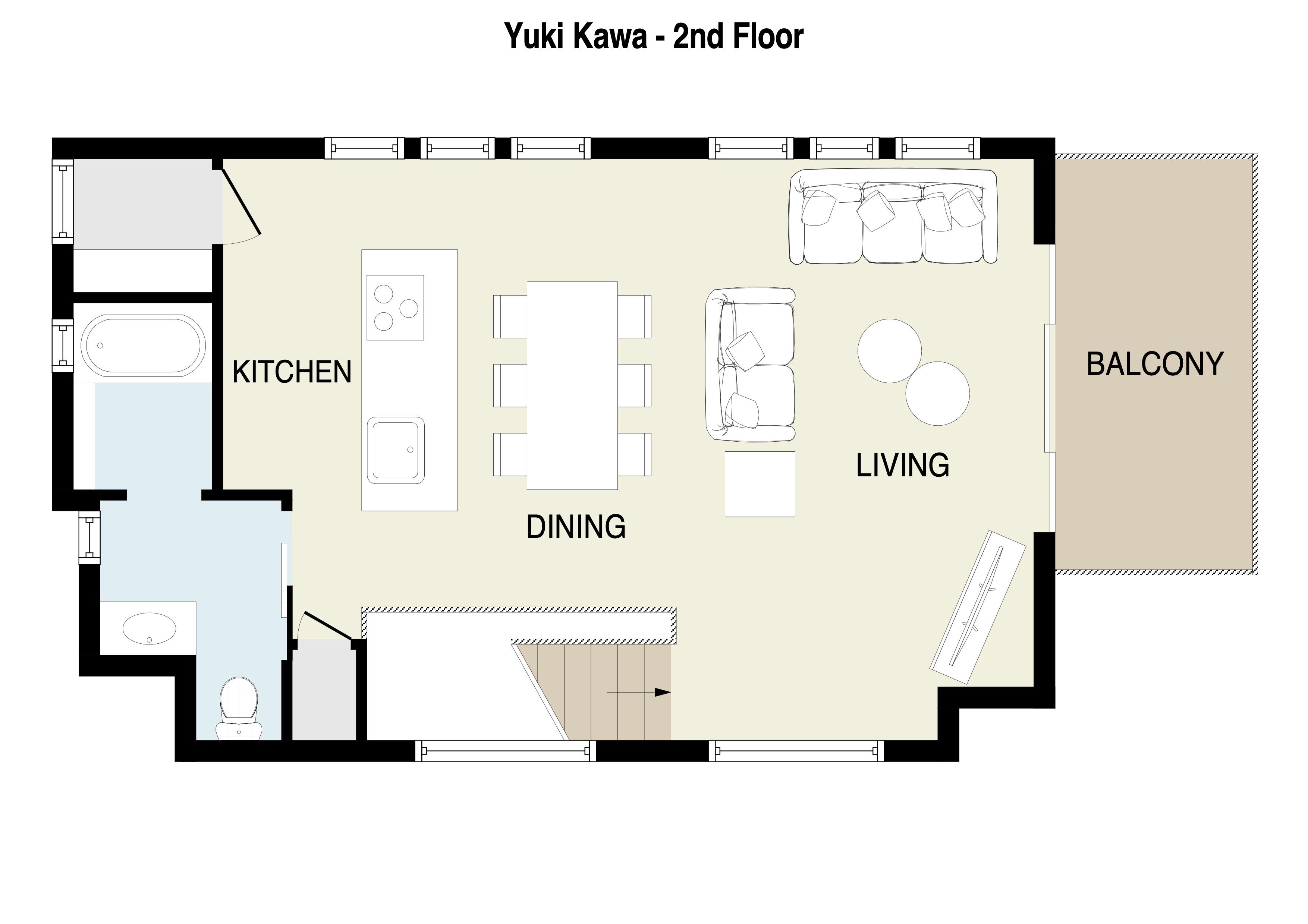 Yuki Kawa 2nd Floor Plan