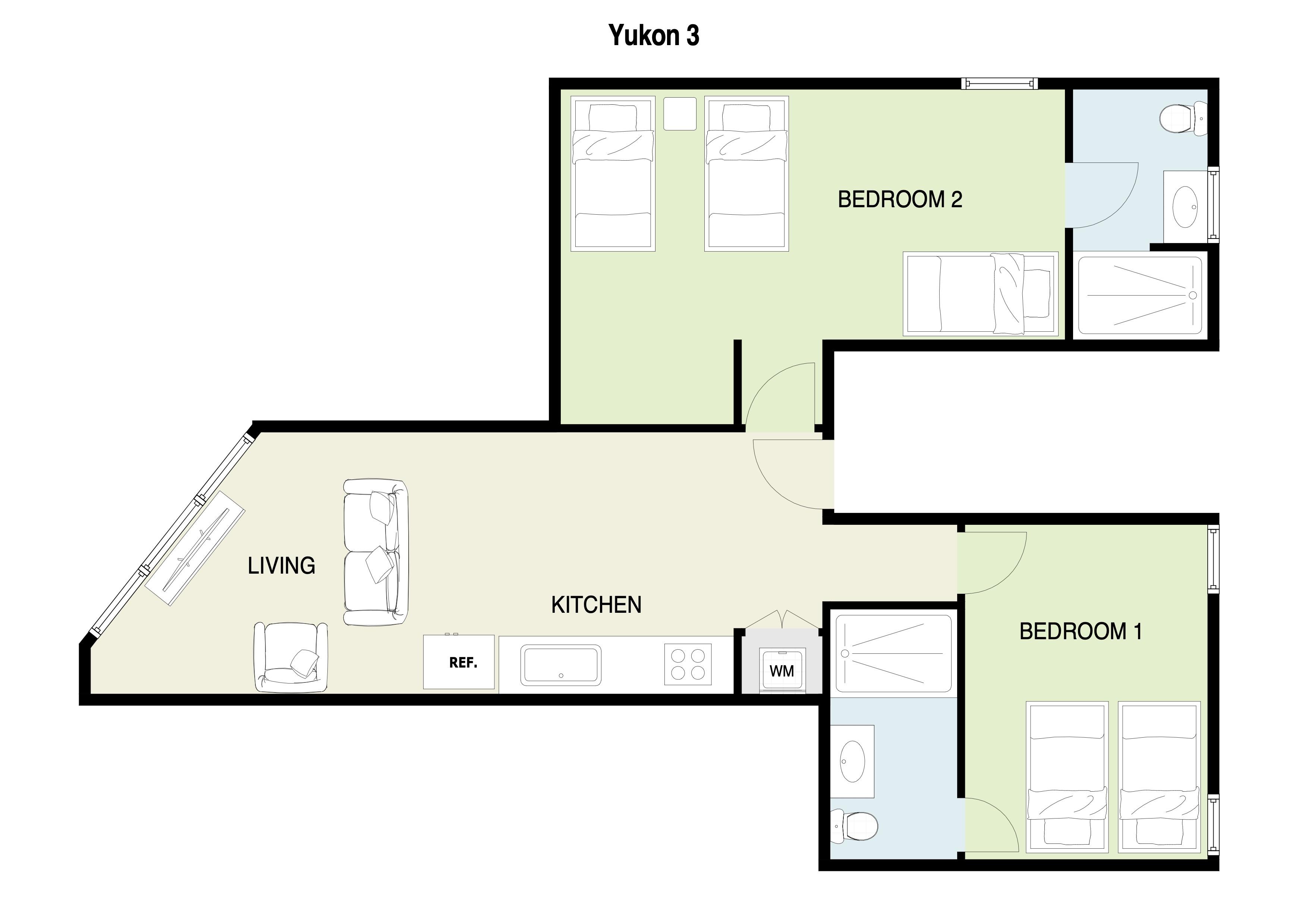 Yukon 3 floor plan