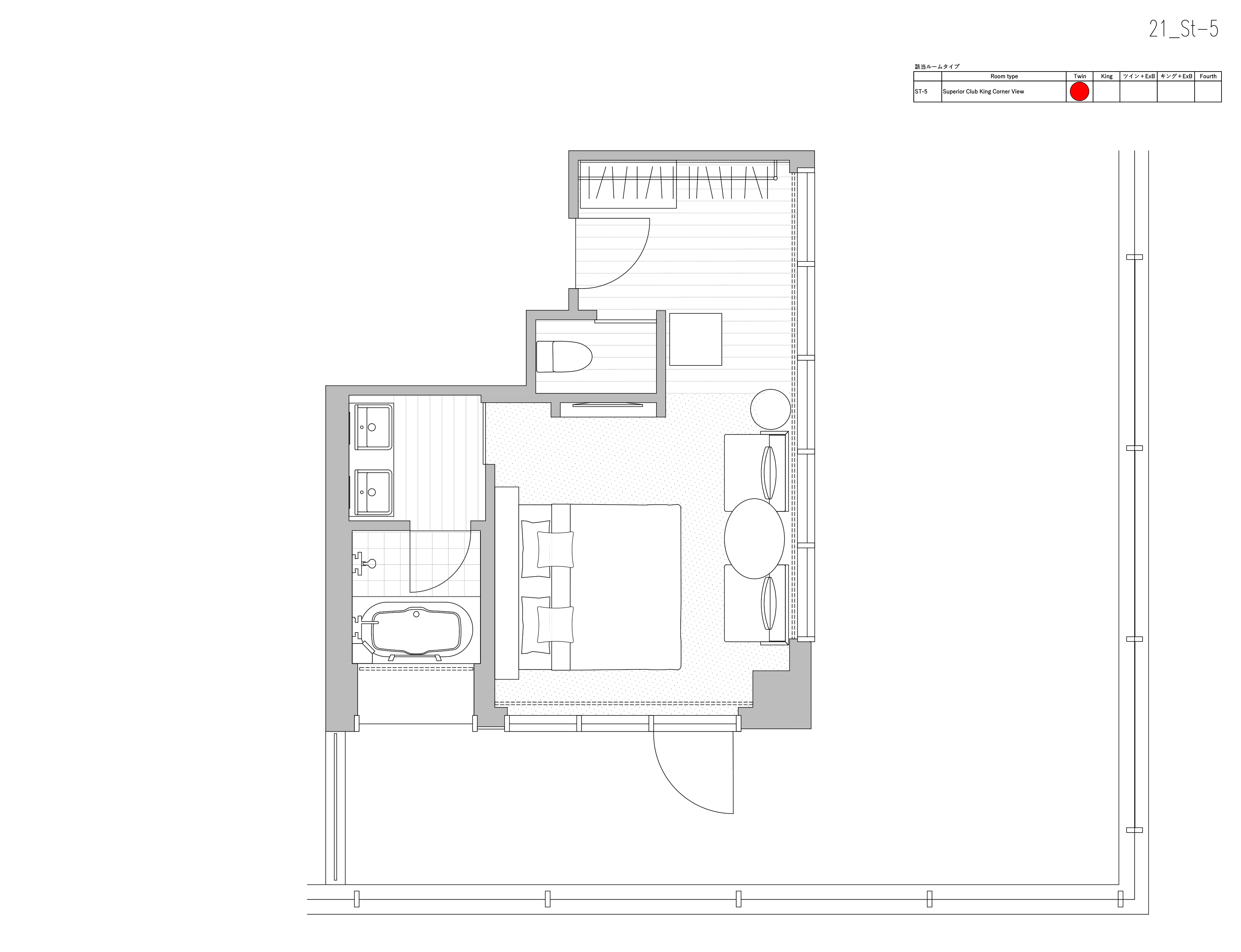 Nikko Style -  PREMIUM PANORAMA YOTEI VIEW KING- Floor plan