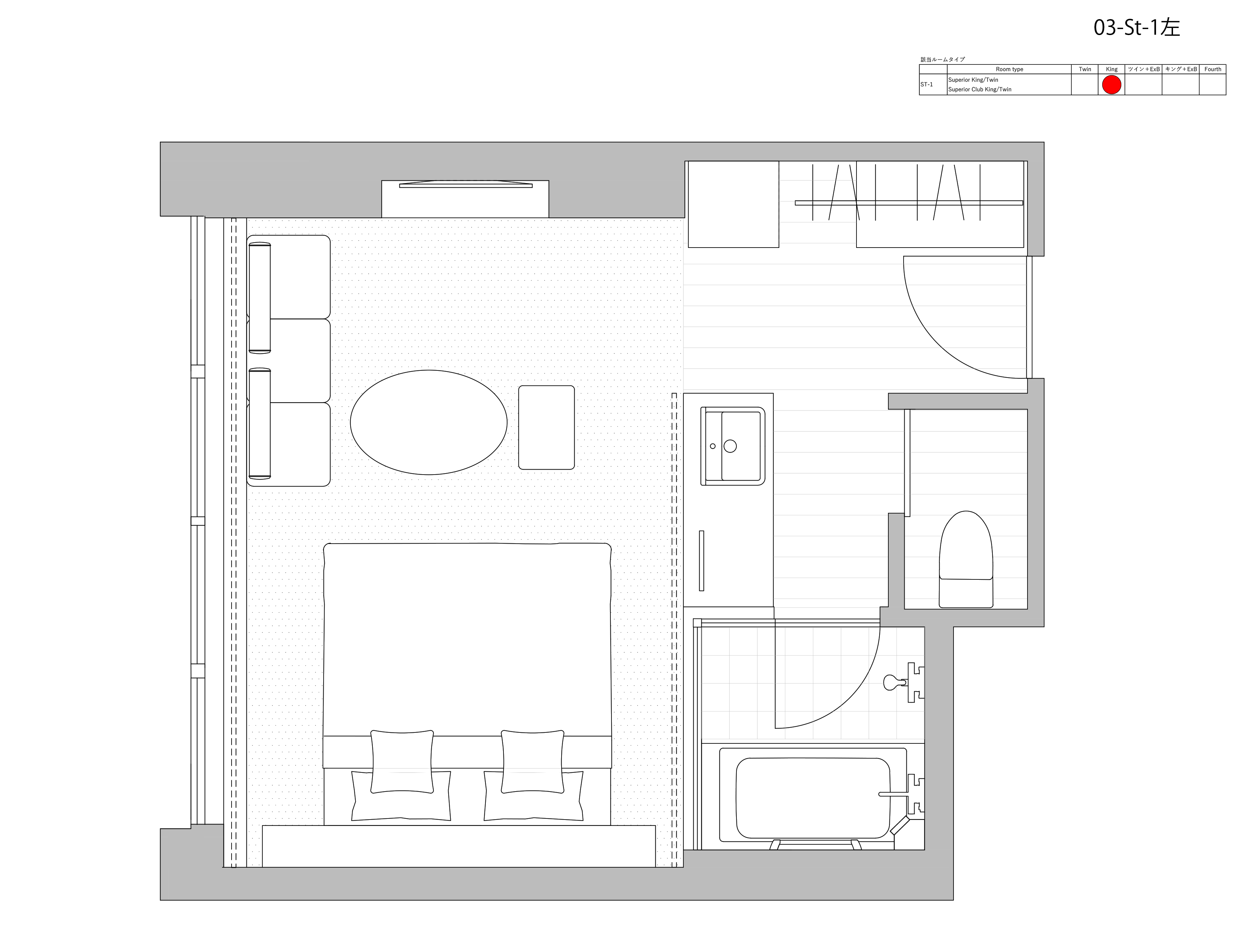 Nikko Style - SUPERIOR CLUB KING-St- Floor plan