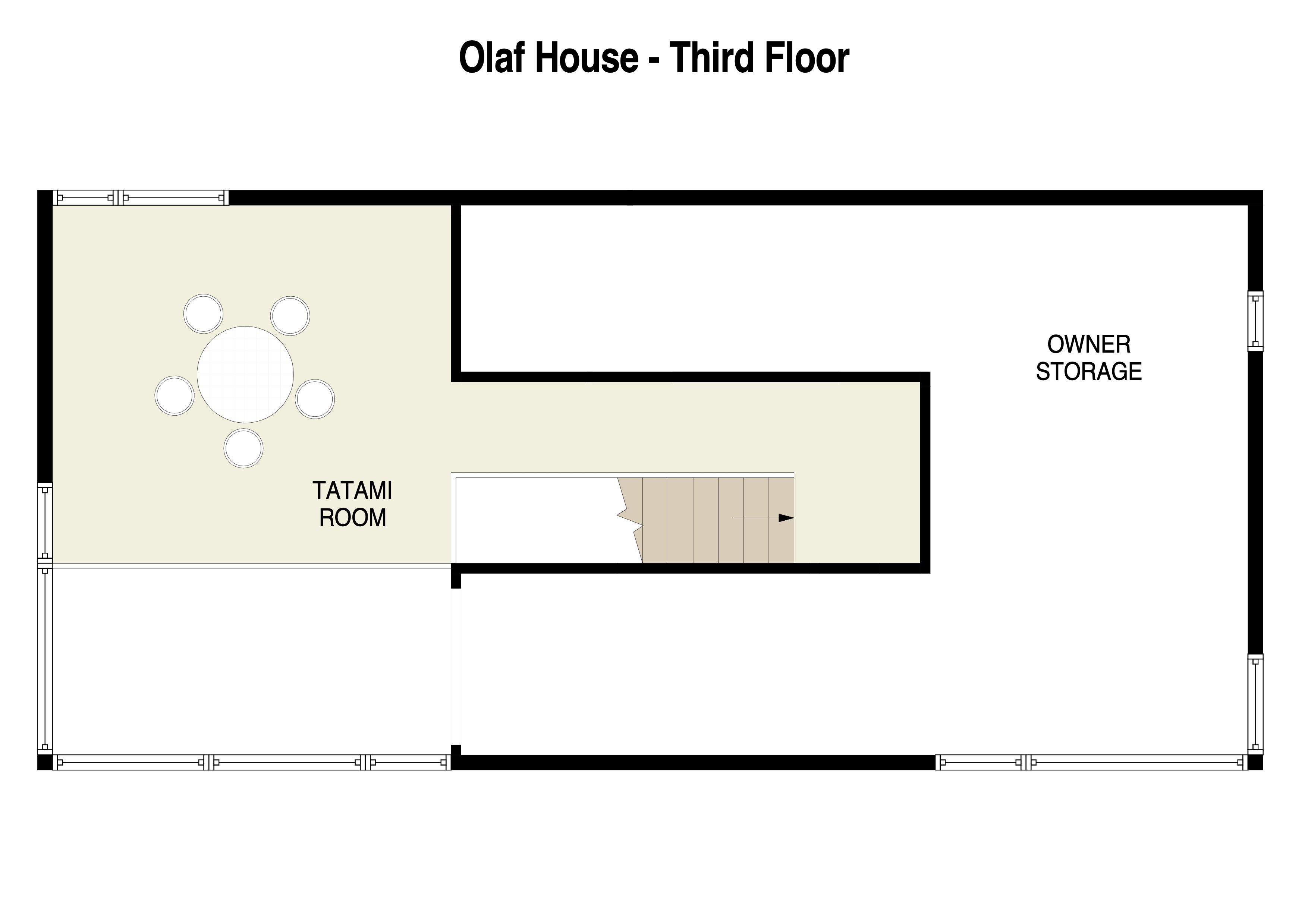 Olaf House Third Floor Plan