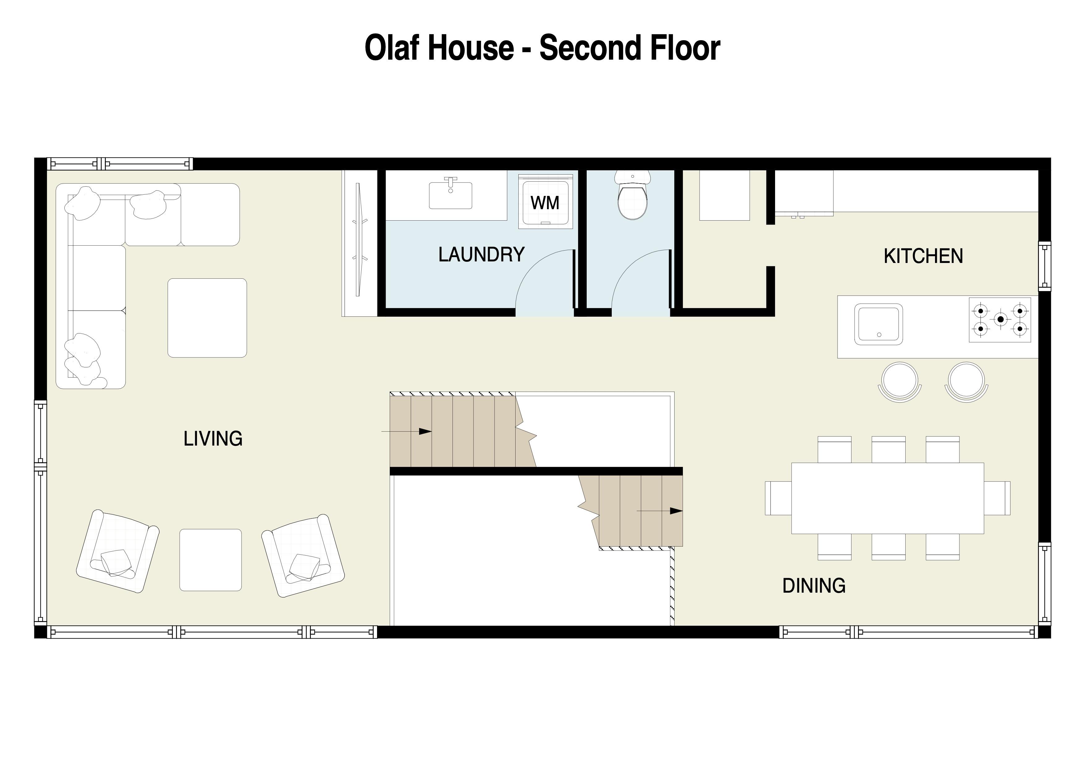 Olaf House First Second Plan