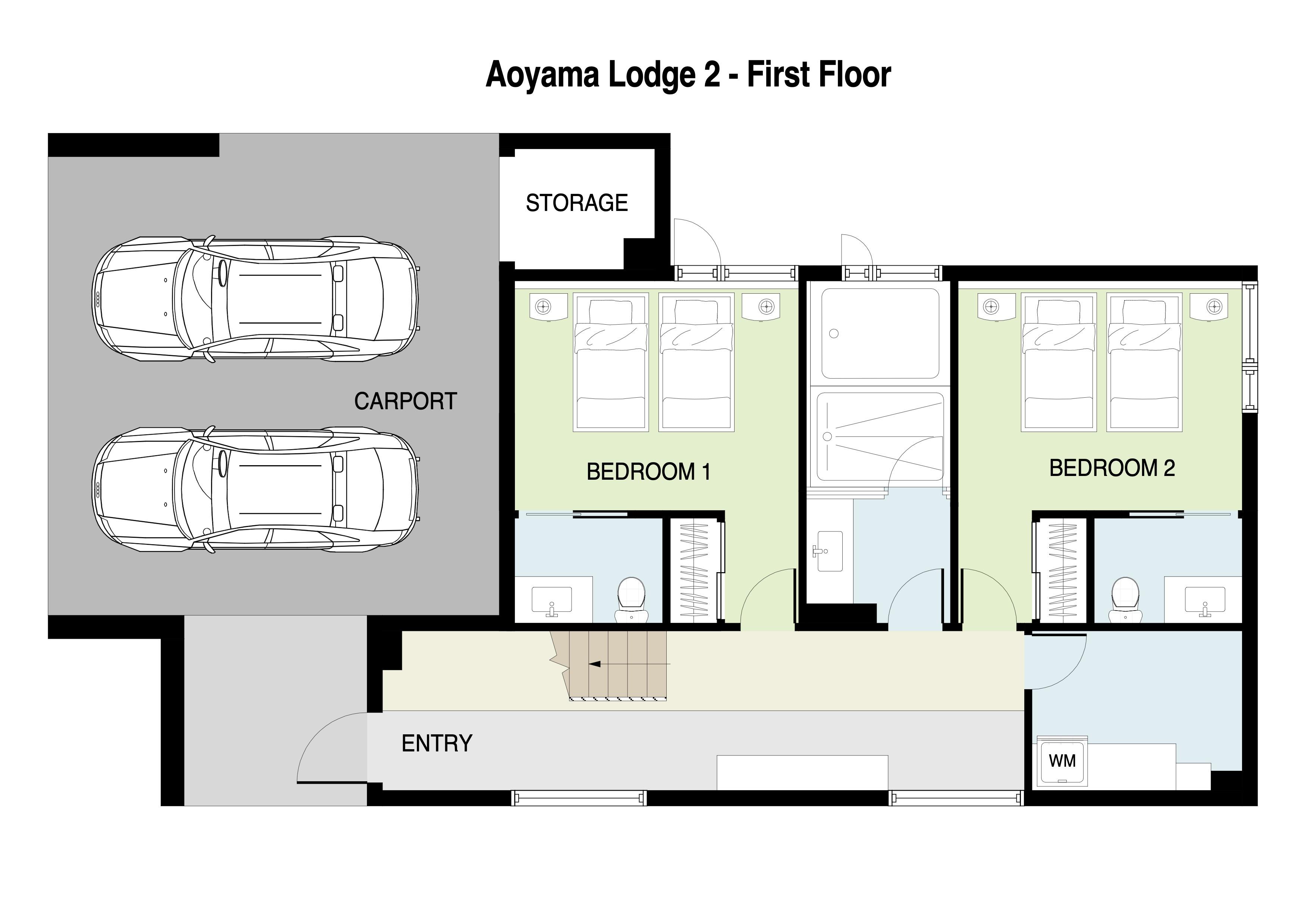 Aoyama Lodge 2 First Floor plan