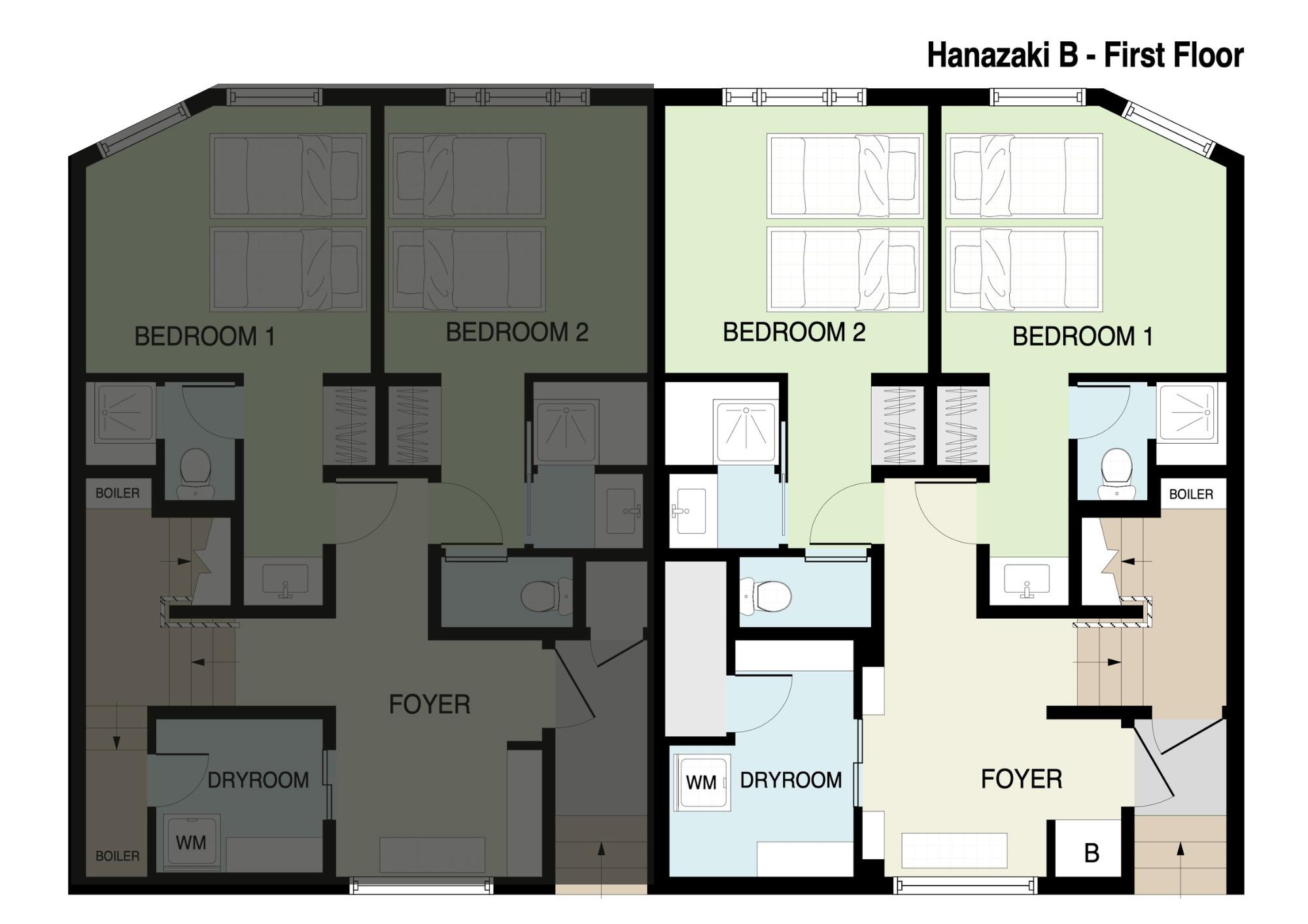 A first floor floor plan