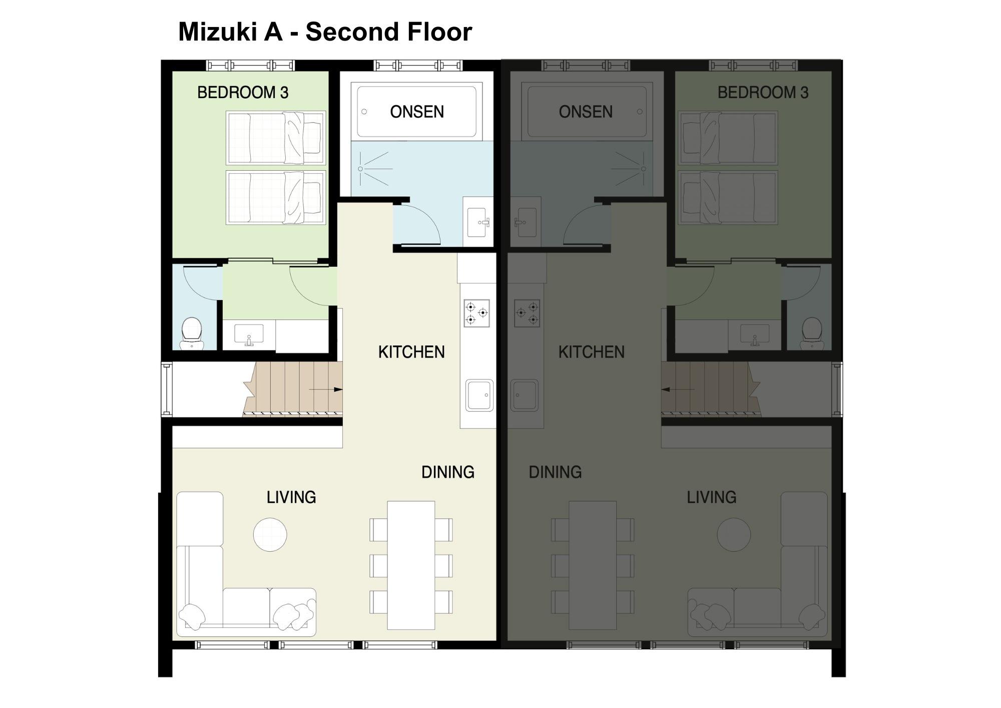 Mizuki A - Second Floor plans