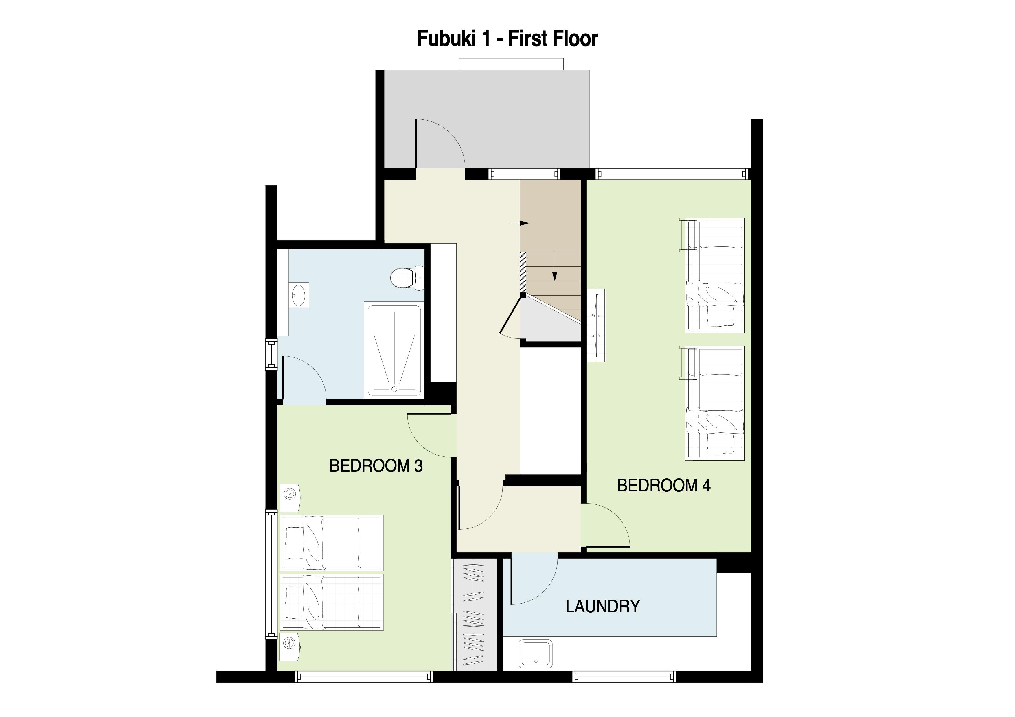 Fubuki 1 First Floor plan