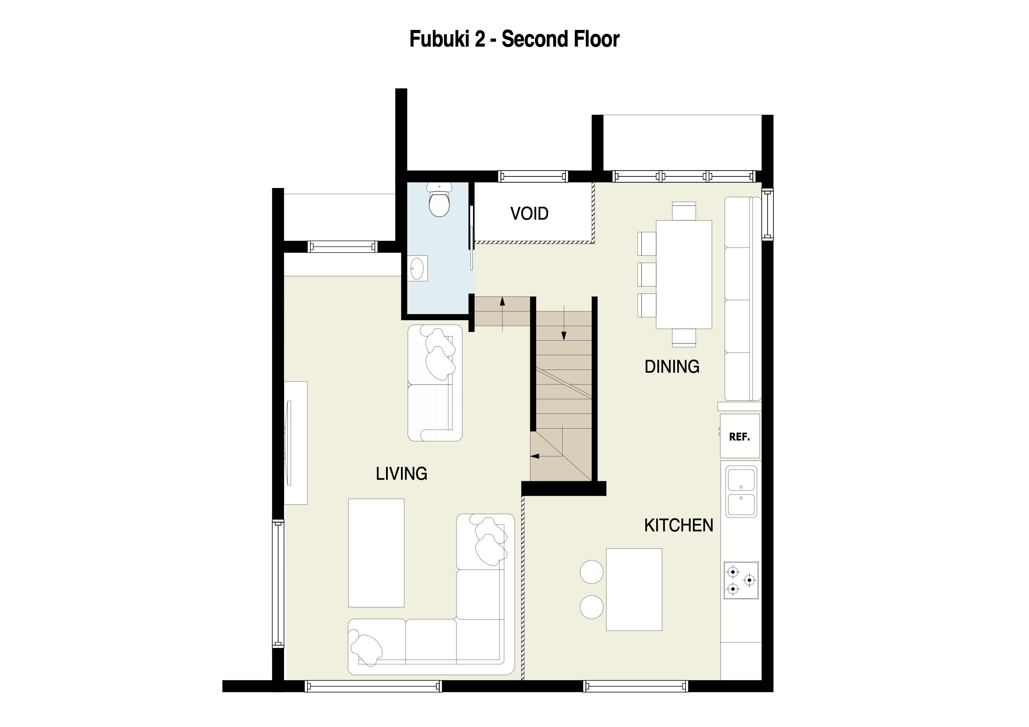 Fubuki 2  Second Floor plan