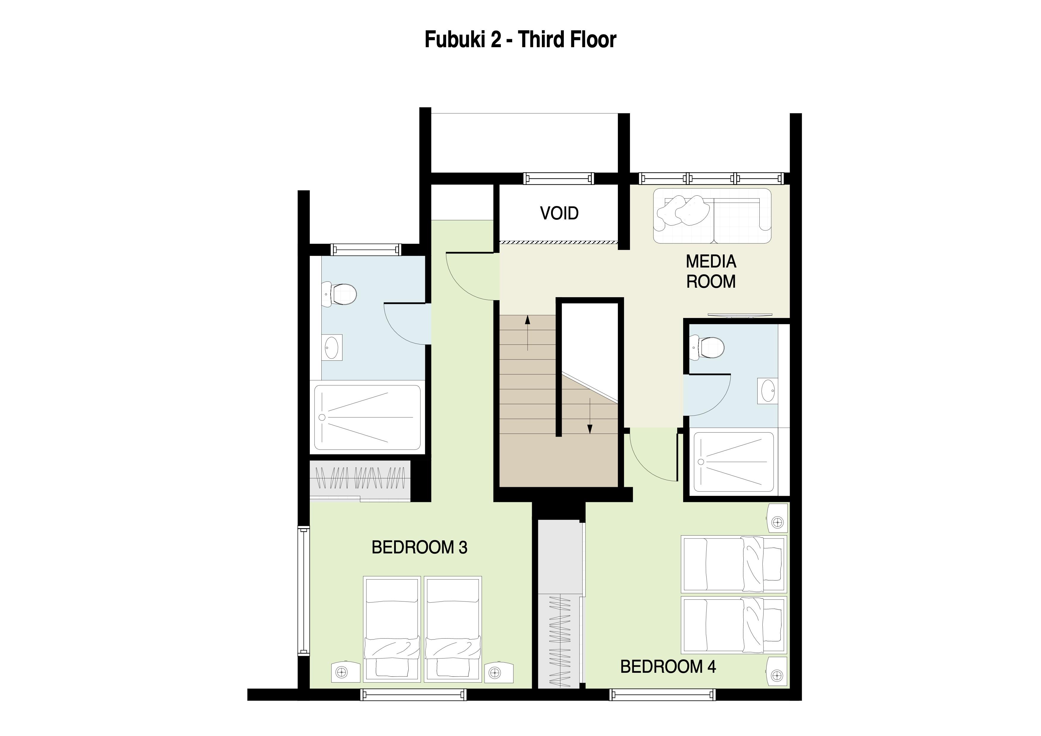 Fubuki 2  Third Floor plan