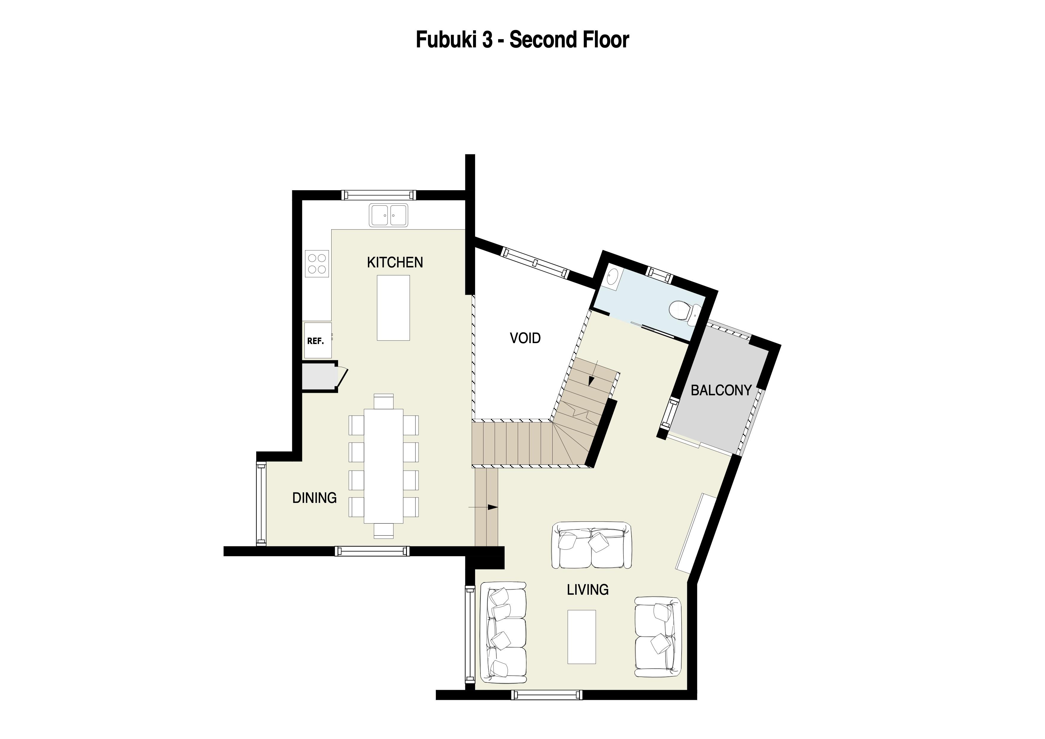 Fubuki 3 Second Floor plan