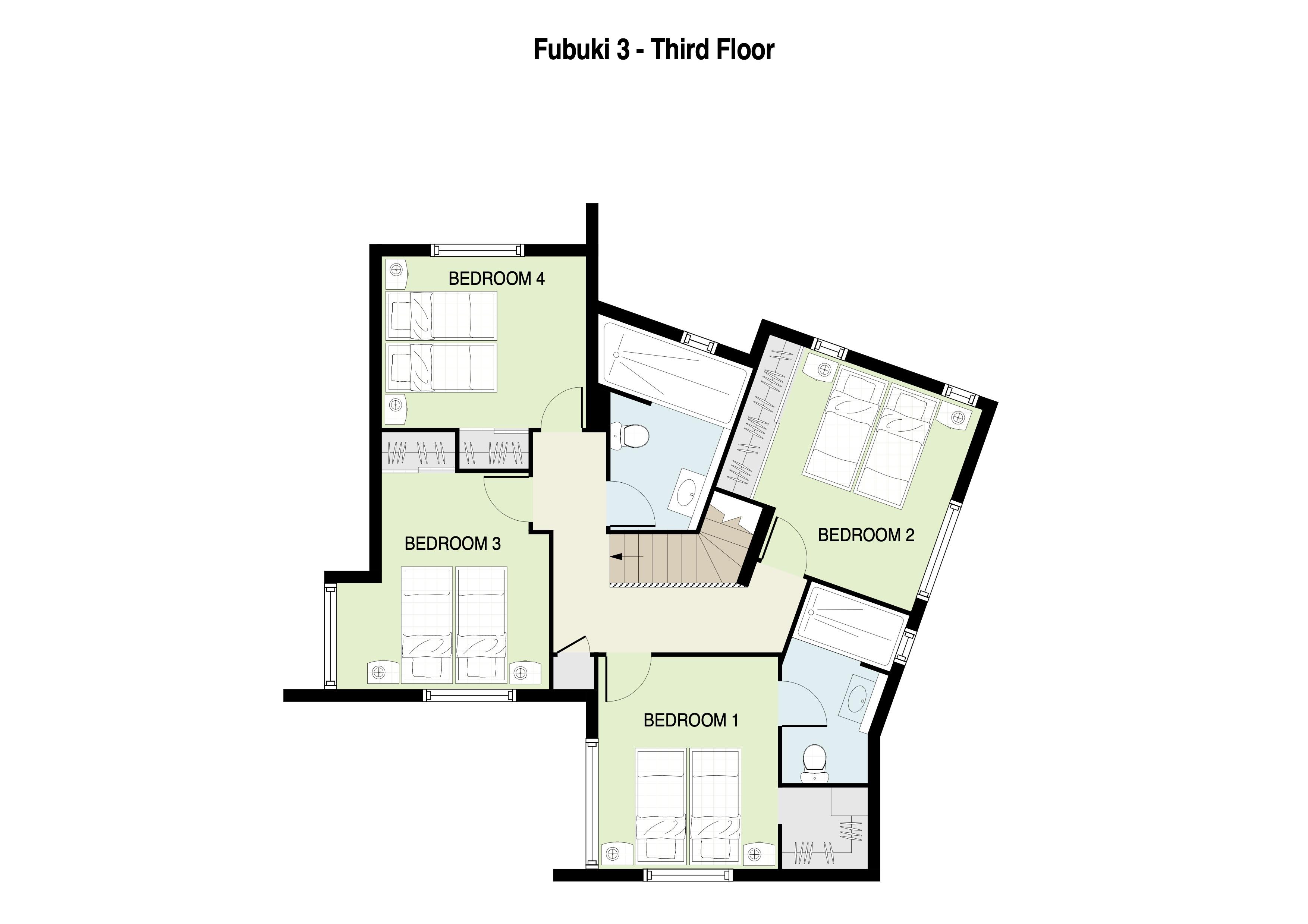 Fubuki 3 Third Floor plan