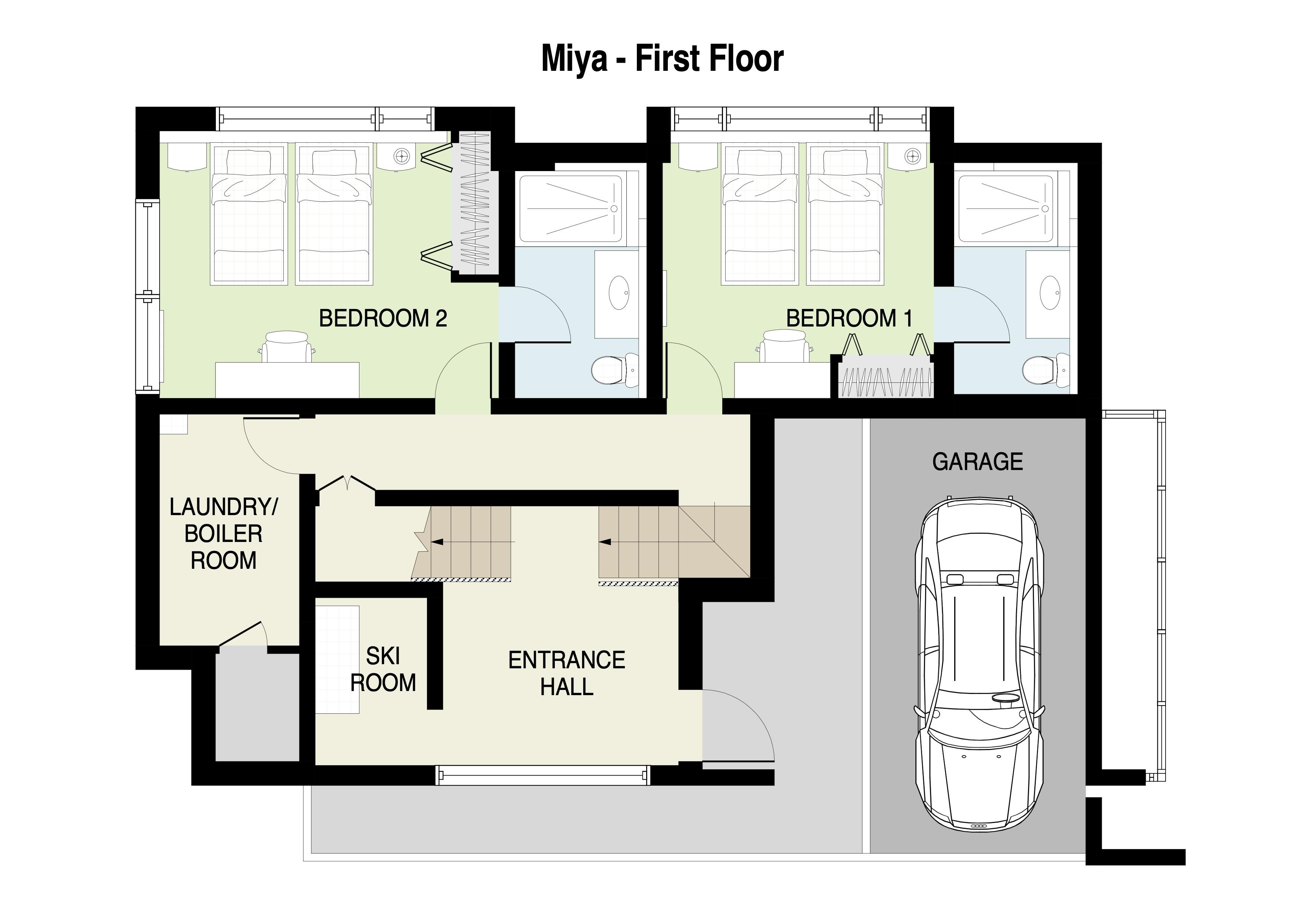 Miya first floor plan
