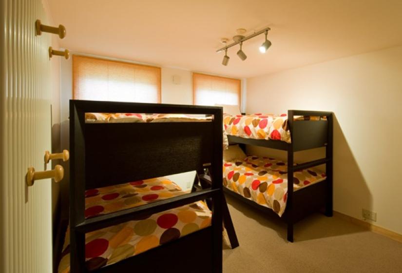 bunk room with two bunk beds