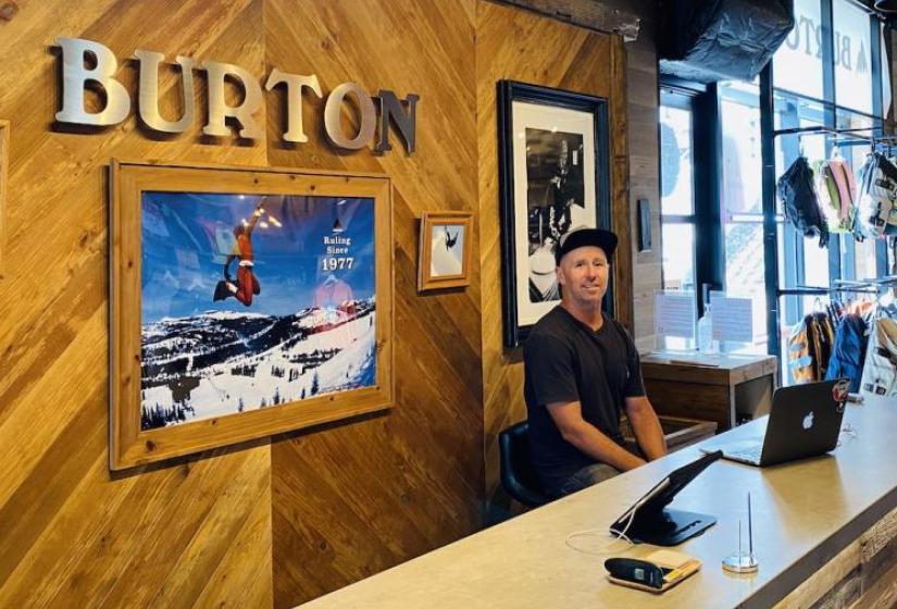 Burton Niseko store counter