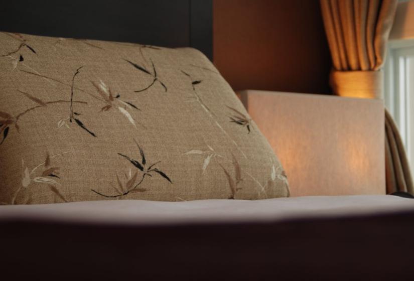 brown bamboo pillow design