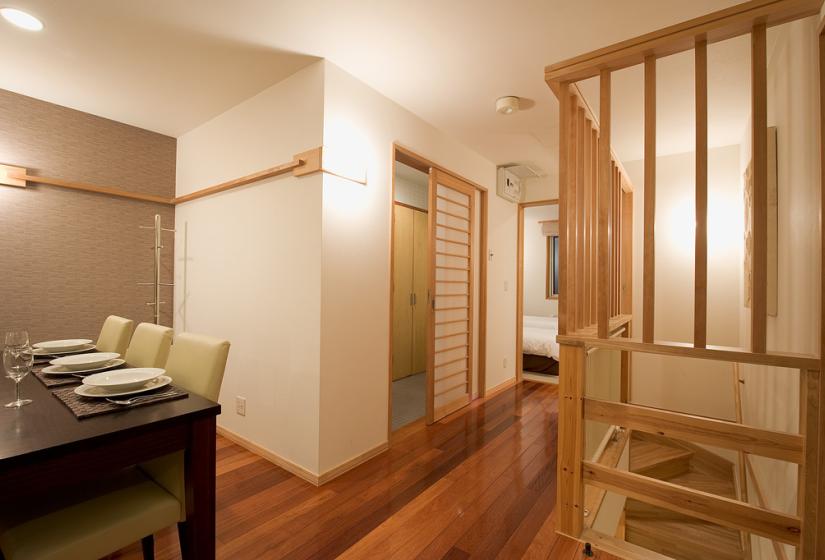 hallway with shoji door