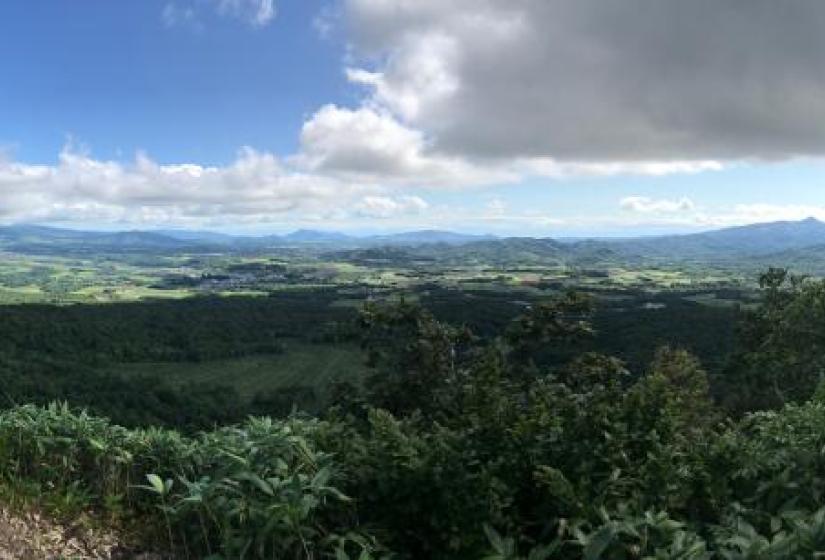 The view south from Mt Yotei