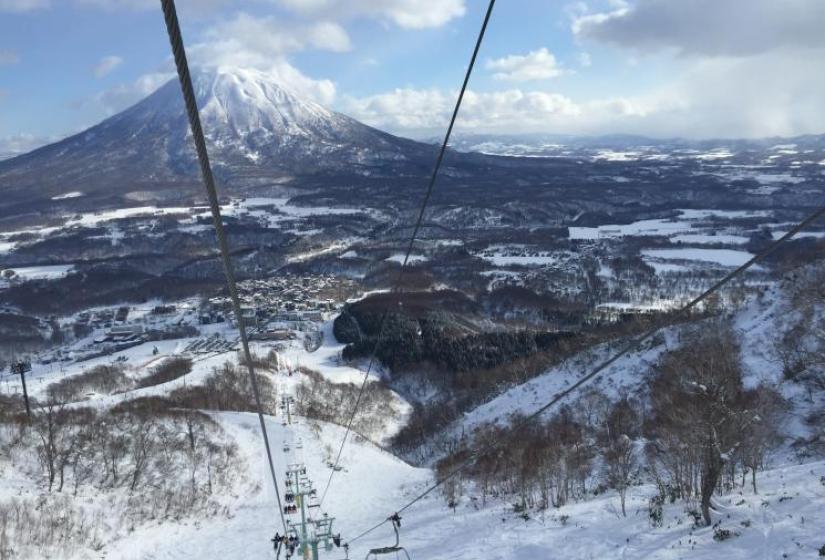 View from Hirafu ski area