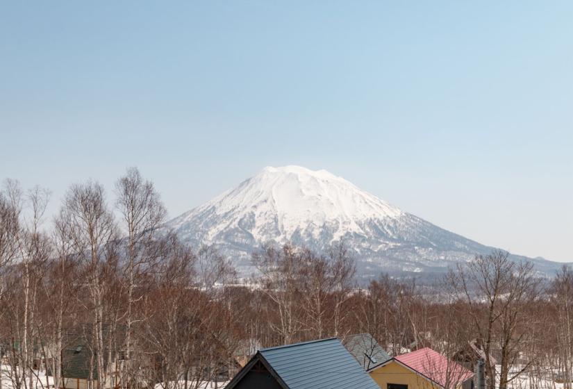 views of Mt. Yotei from house