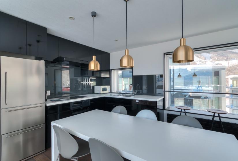 penthouse dining area and fully equipped kitchen