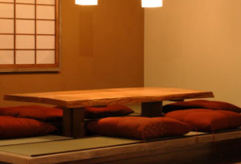 Ginsetsu Japanese style dining area