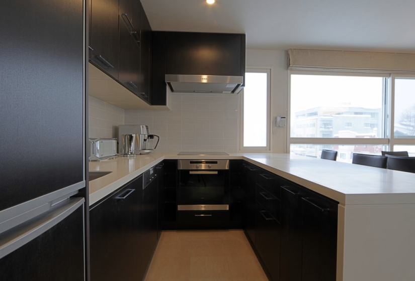 kitchen with ample counter space