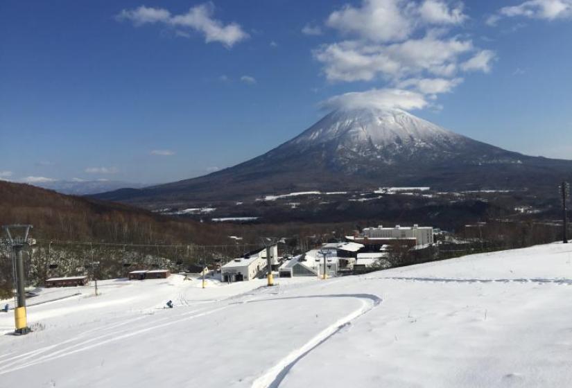 View of Mt Yotei from Grand Hirafu