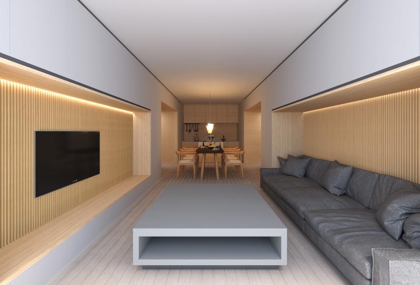 Grey lounge suite
