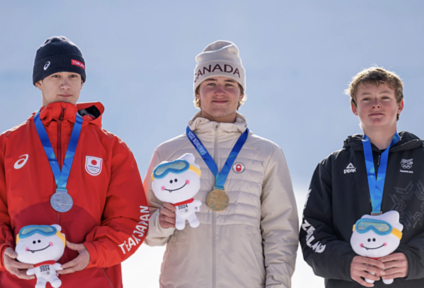 Olly Nicholls on the youth Olympic podium