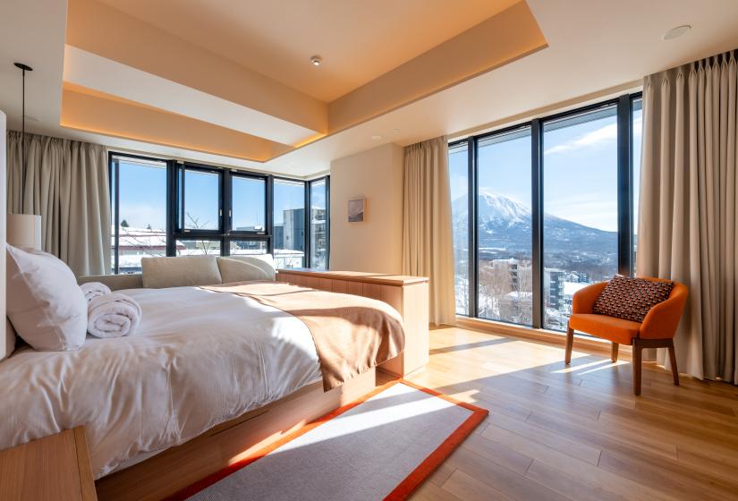 bedroom with nice view