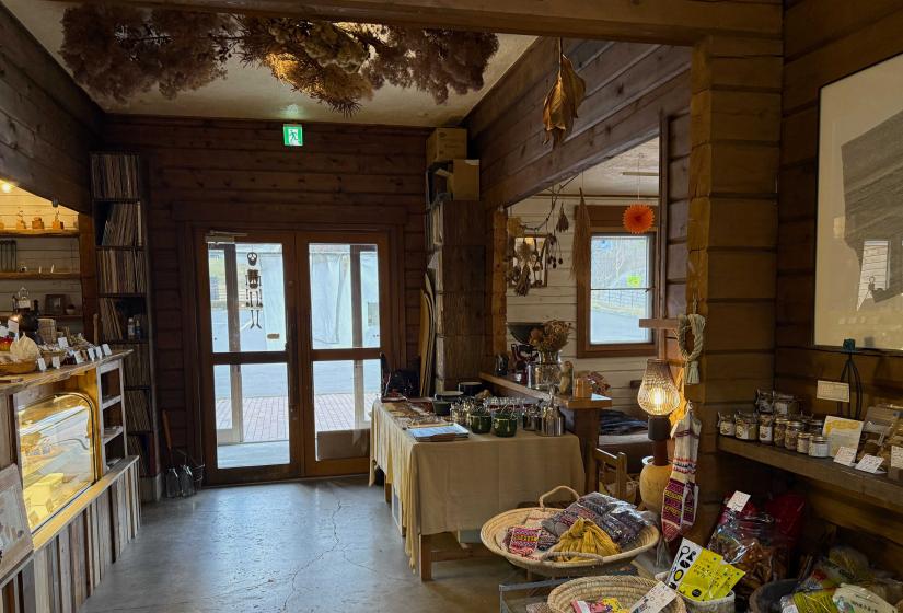 Delicious home baked goods and carefully curated treats and trinkets adorn the shelves of this unique and cozy space. The interior of Tachibana Coffee Shop