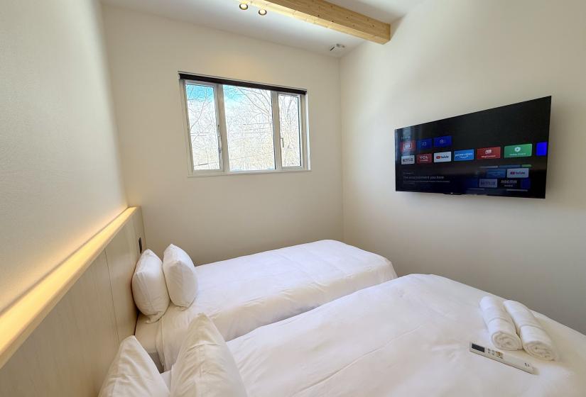 Two single beds