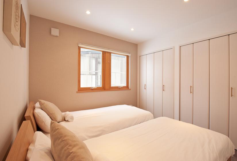 two single beds