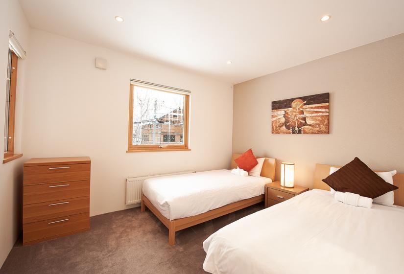 Two single beds